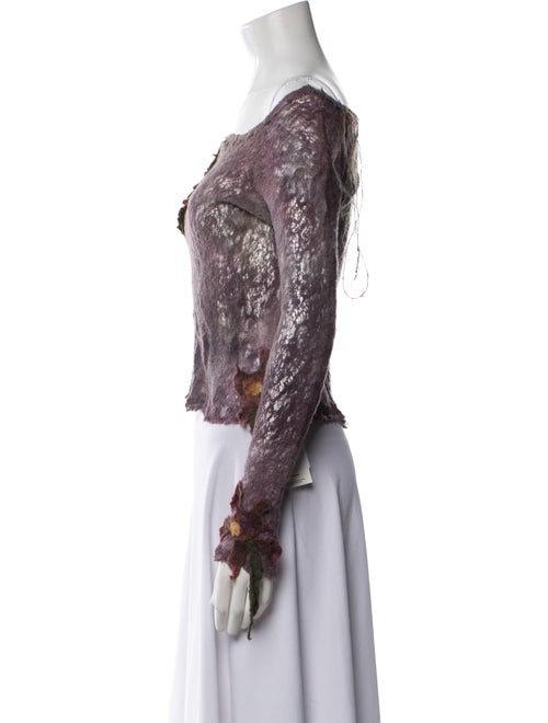 Robin Kaplan Late 2000's - Early 2010's Wool Sweater