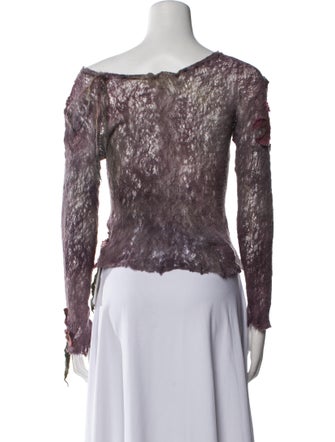 Robin Kaplan Late 2000's - Early 2010's Wool Sweater