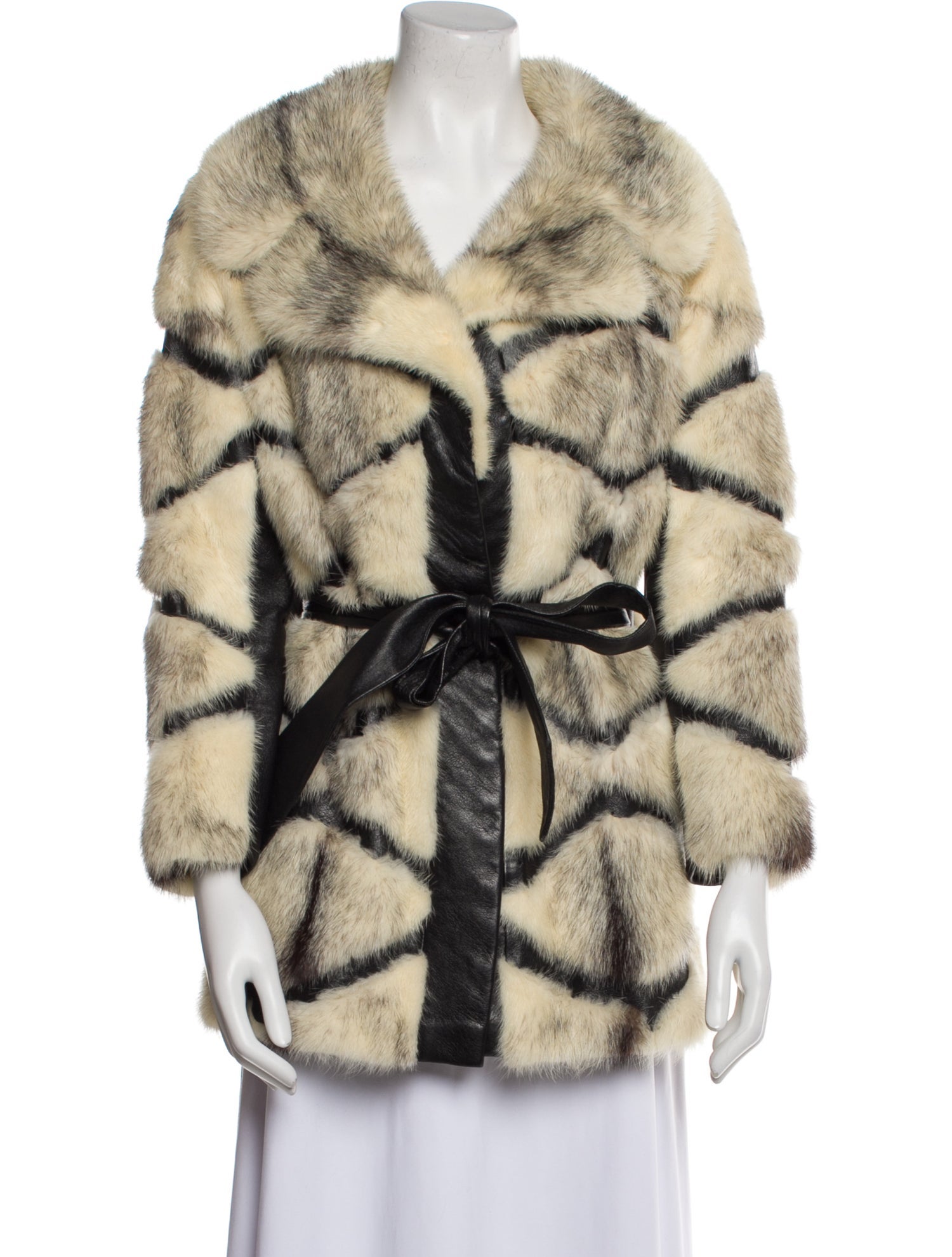 Vintage - Unbranded Fur Printed Fur Jacket