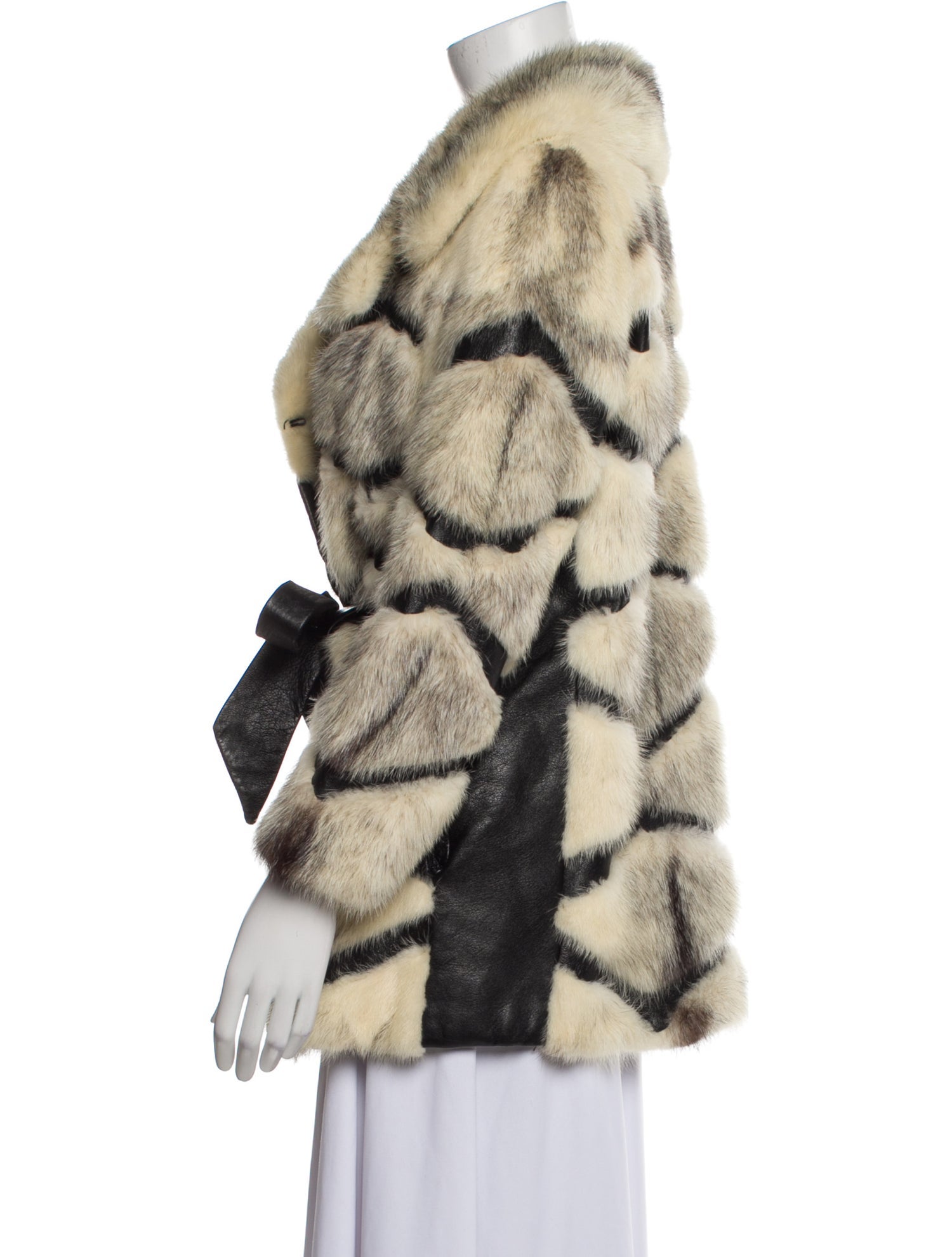 Vintage - Unbranded Fur Printed Fur Jacket