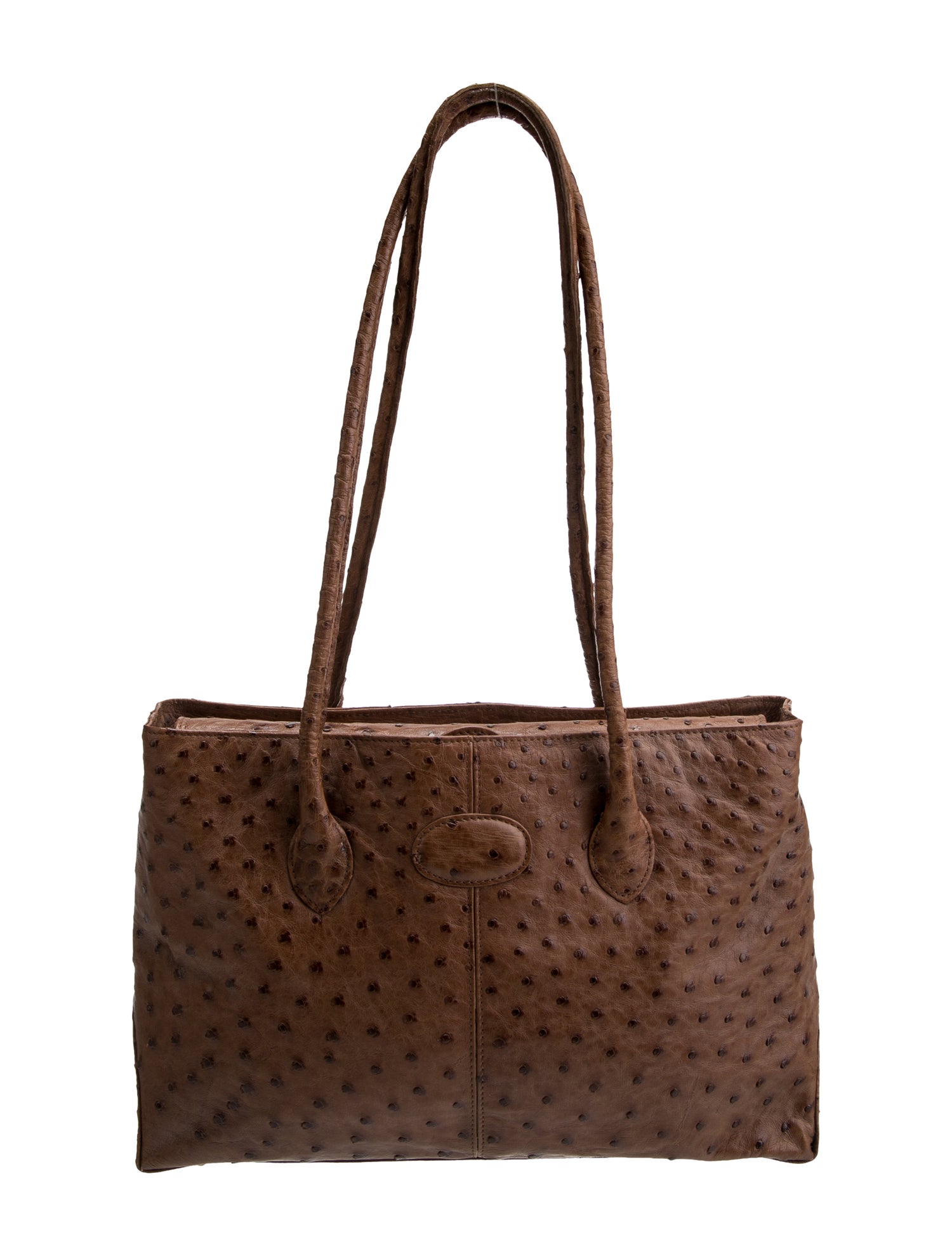 Vintage - Unbranded Ostrich Shoulder Bag