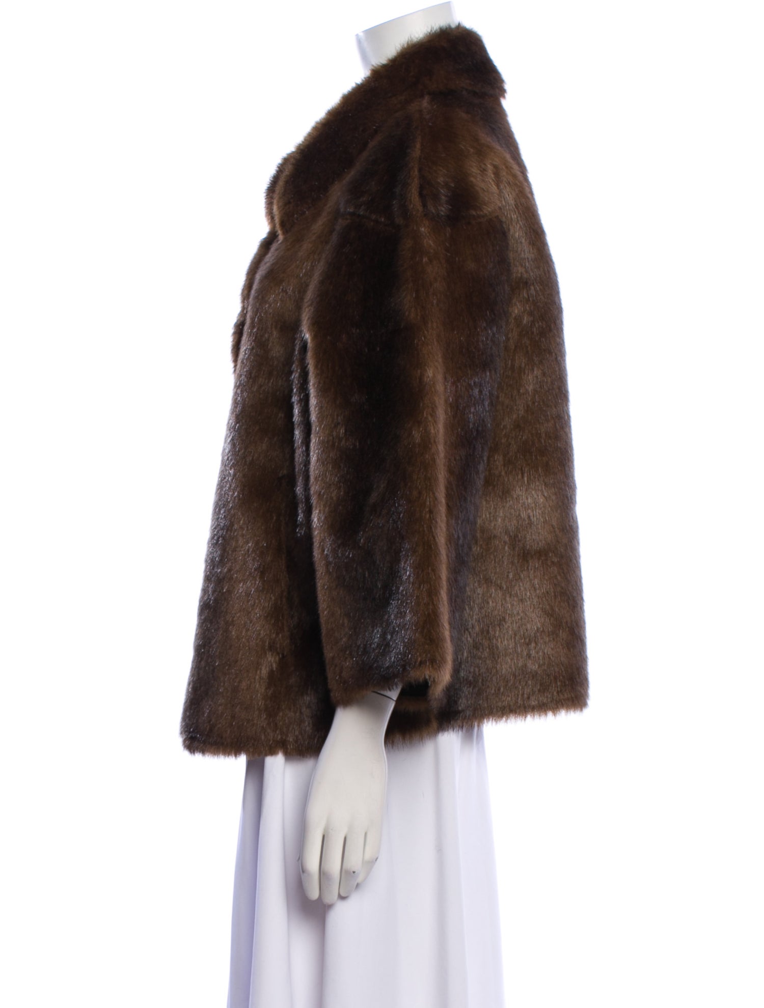 Vintage - Unbranded Faux Fur Faux Fur Jacket
