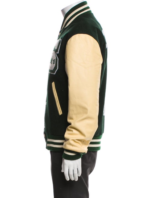 Stadium Goods Wool Colorblock Pattern Varsity Jacket