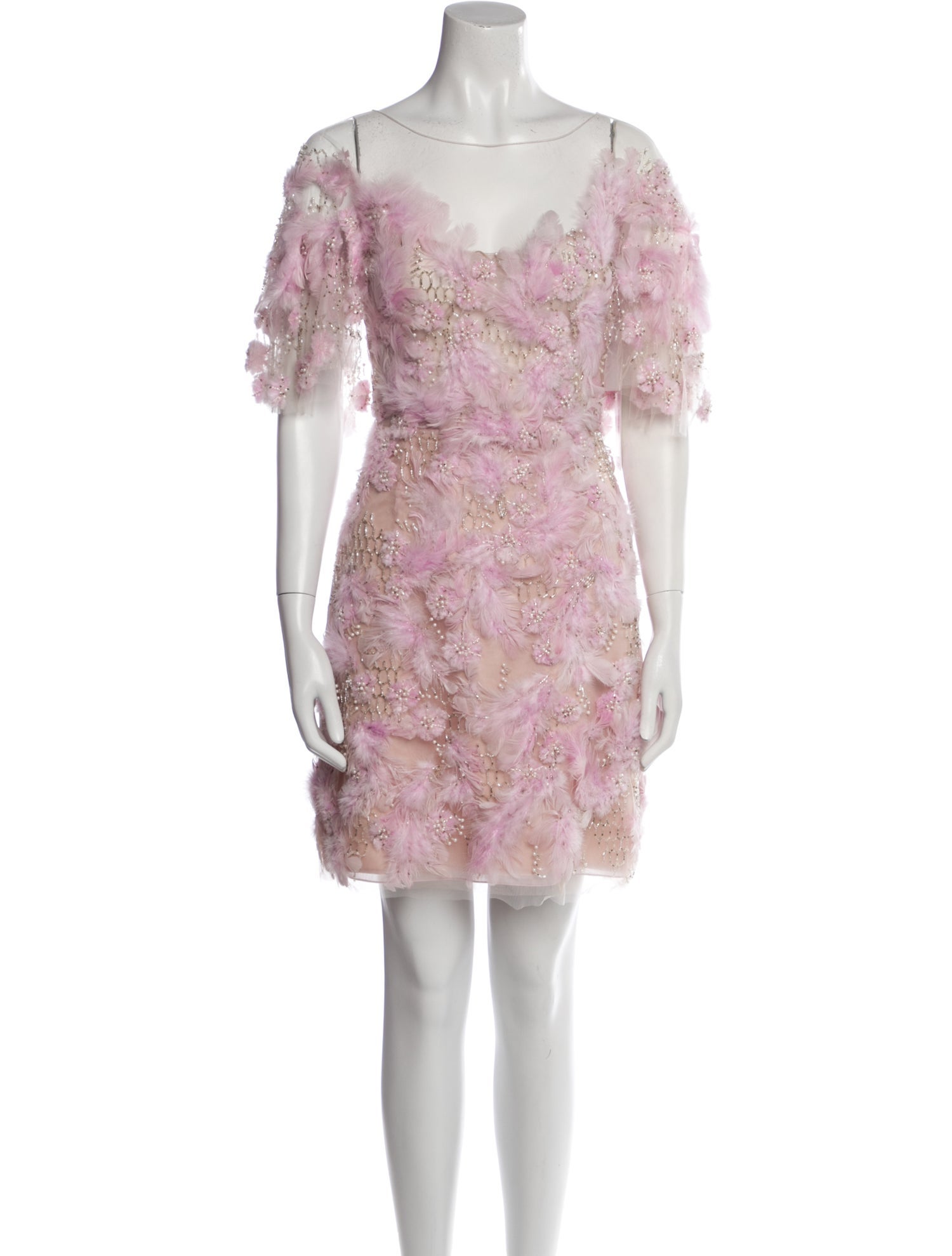 Vintage - Unbranded Floral Print Mini Dress