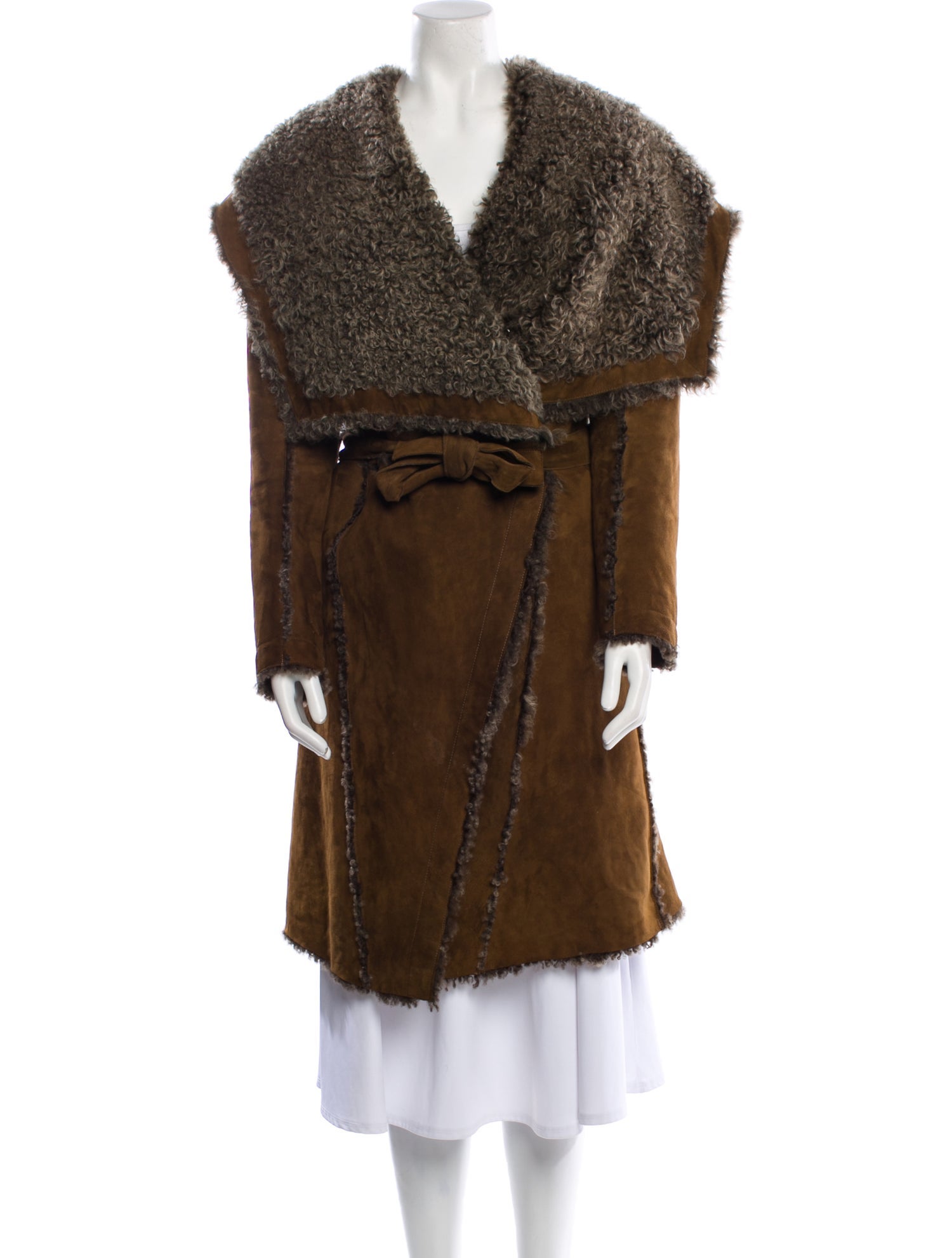 Fendi Late 2000's - Early 2010's Shearling Fur Coat