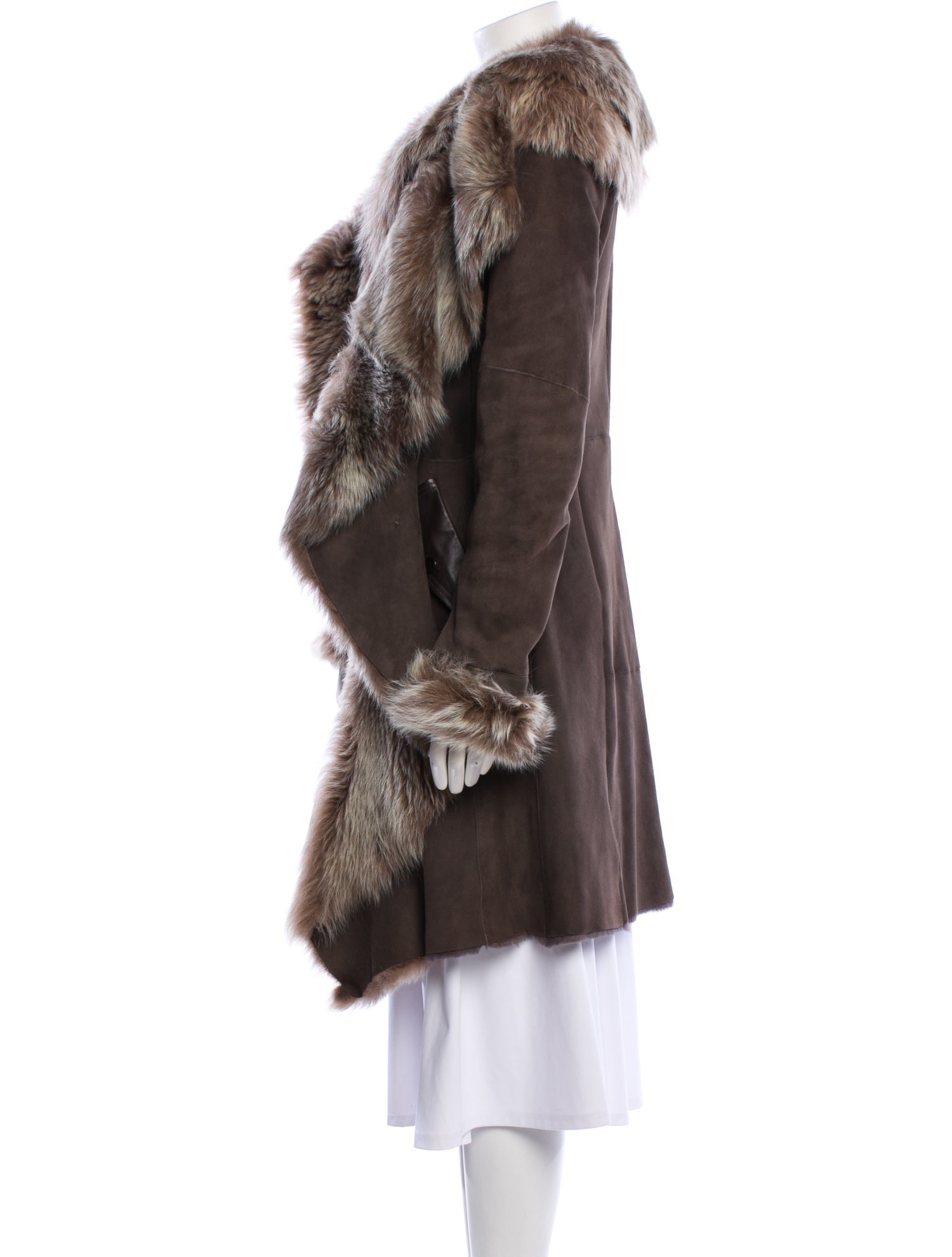 Vintage - Unbranded Lambskin Faux Fur Coat