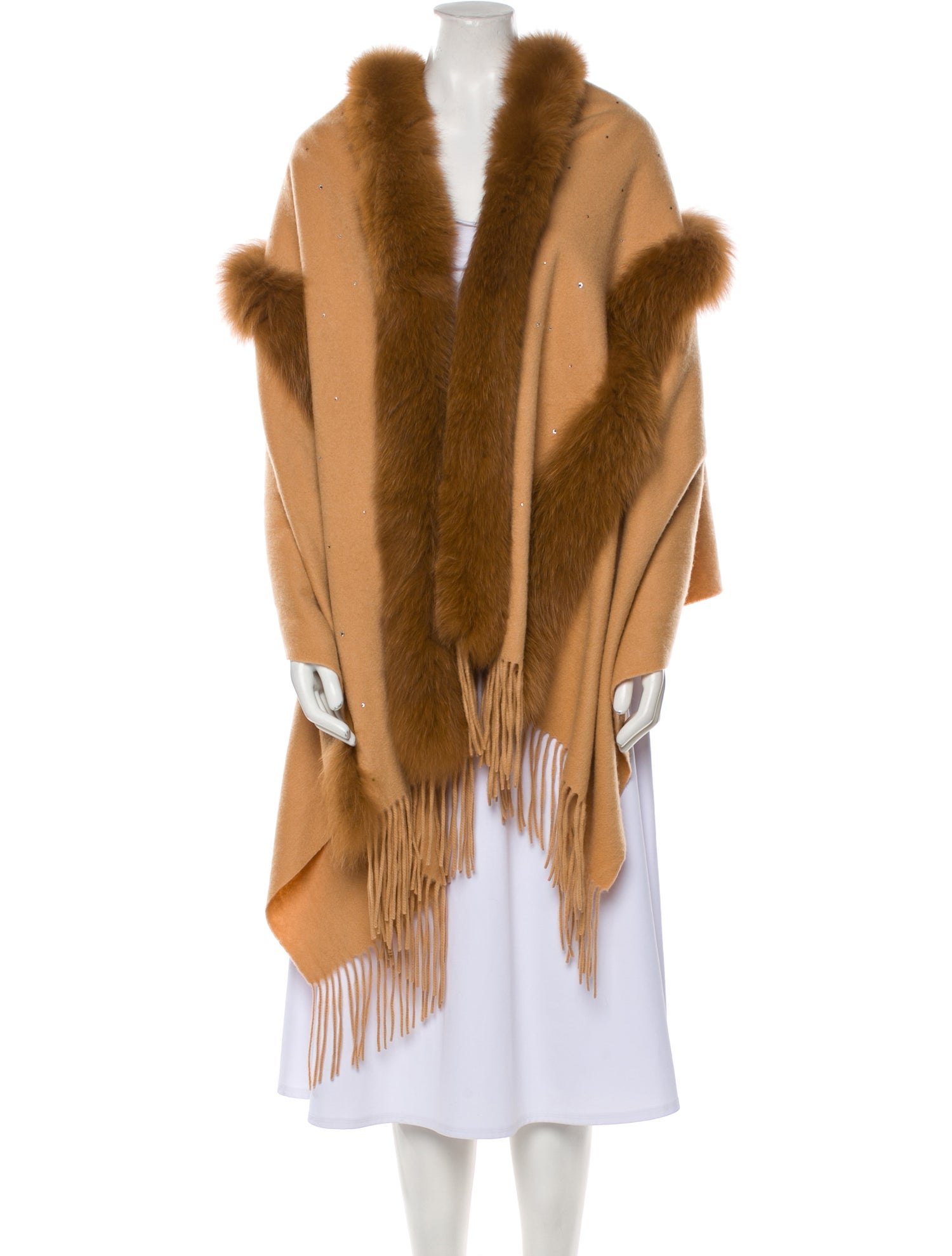 Vintage - Unbranded Cashmere Colorblock Pattern Scarf