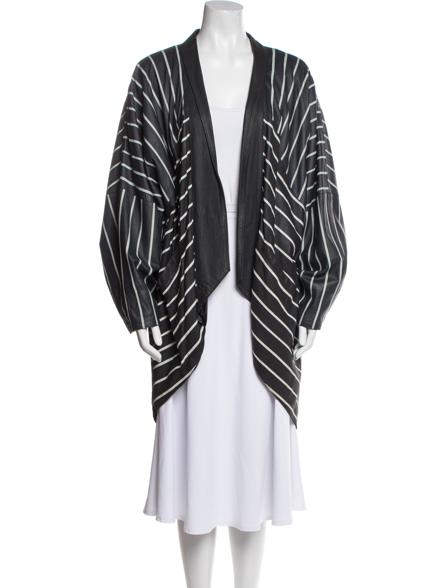 Vintage - Unbranded Vintage Striped Coat