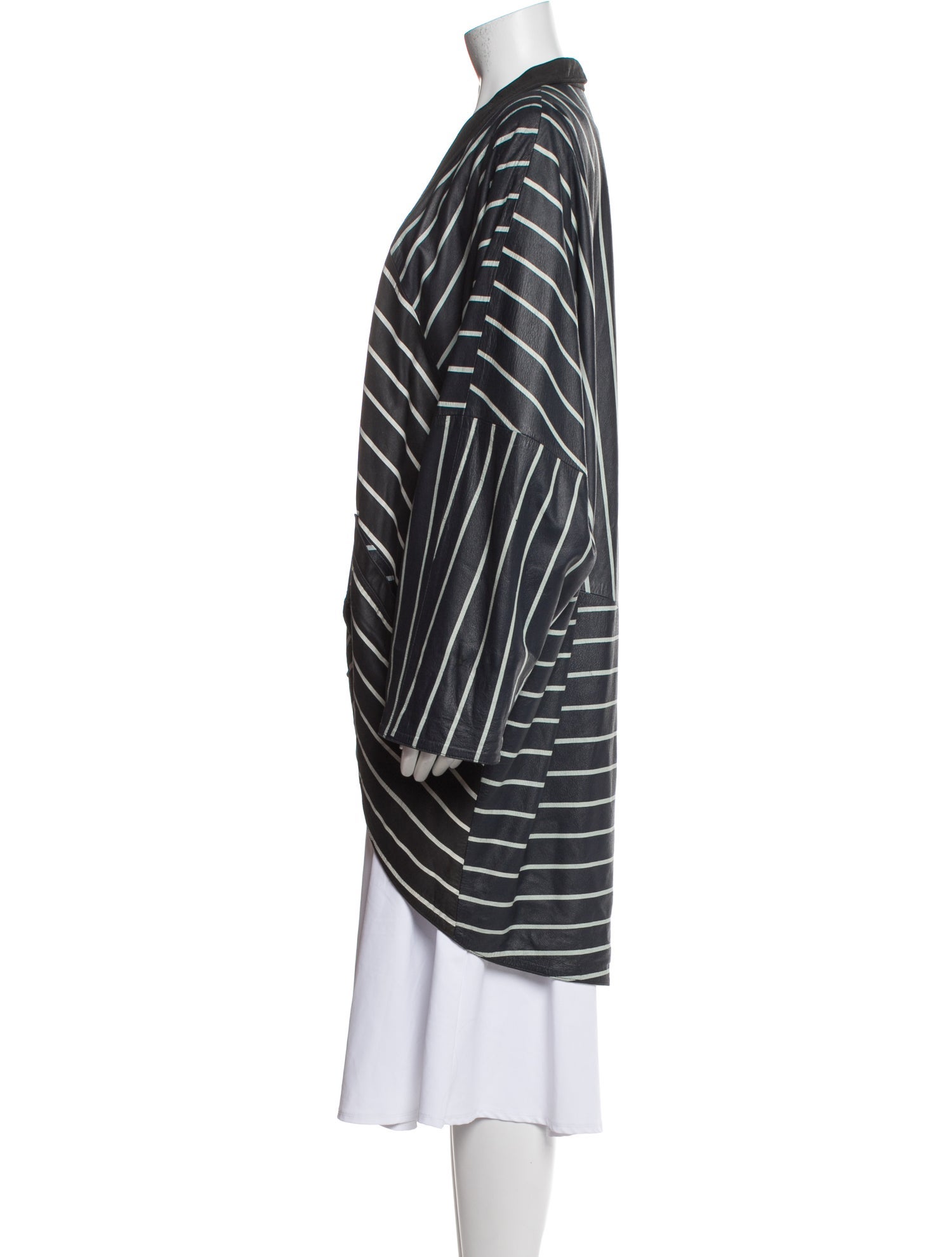 Vintage - Unbranded Vintage Striped Coat