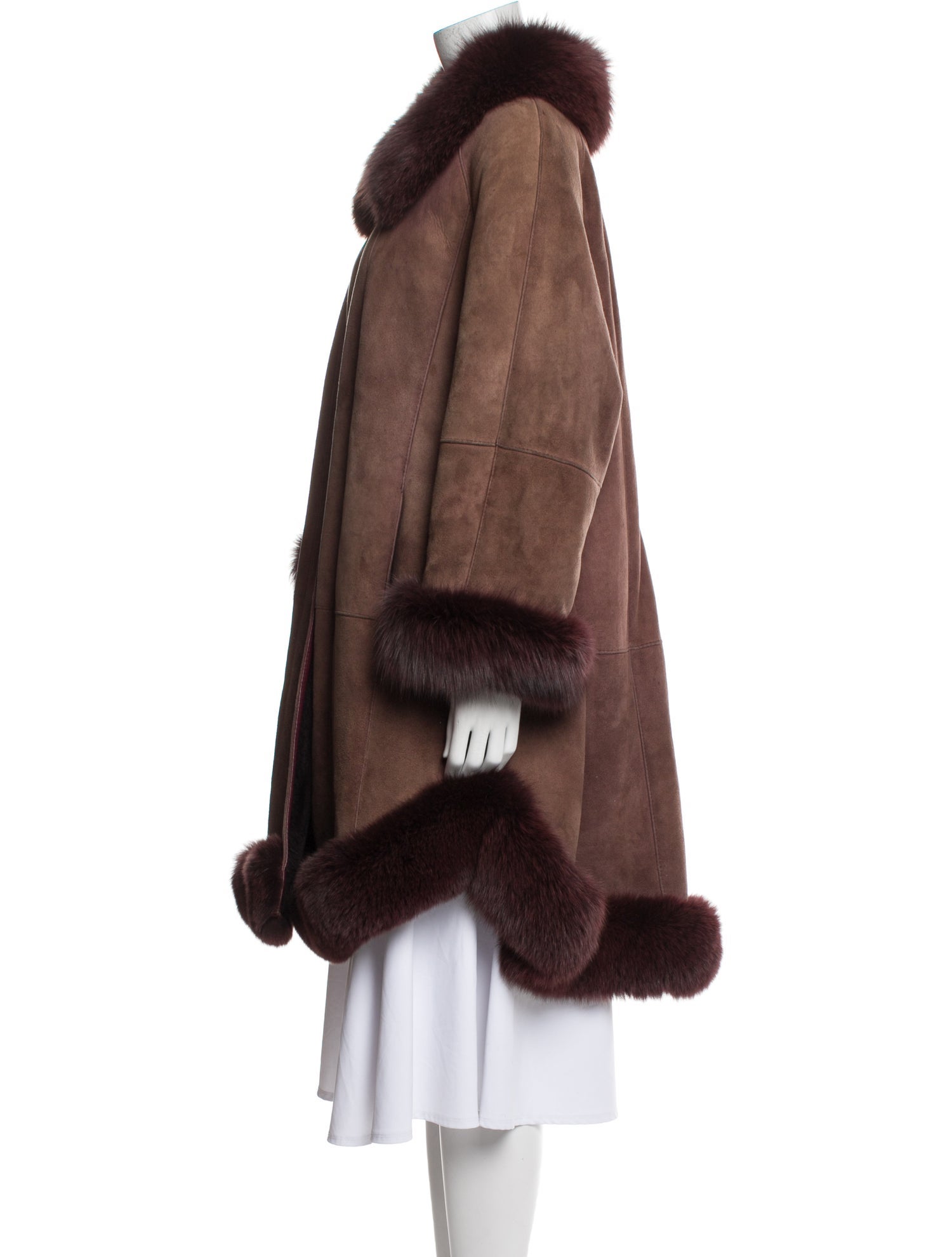 Vintage - Unbranded Vintage Suede Fur Coat