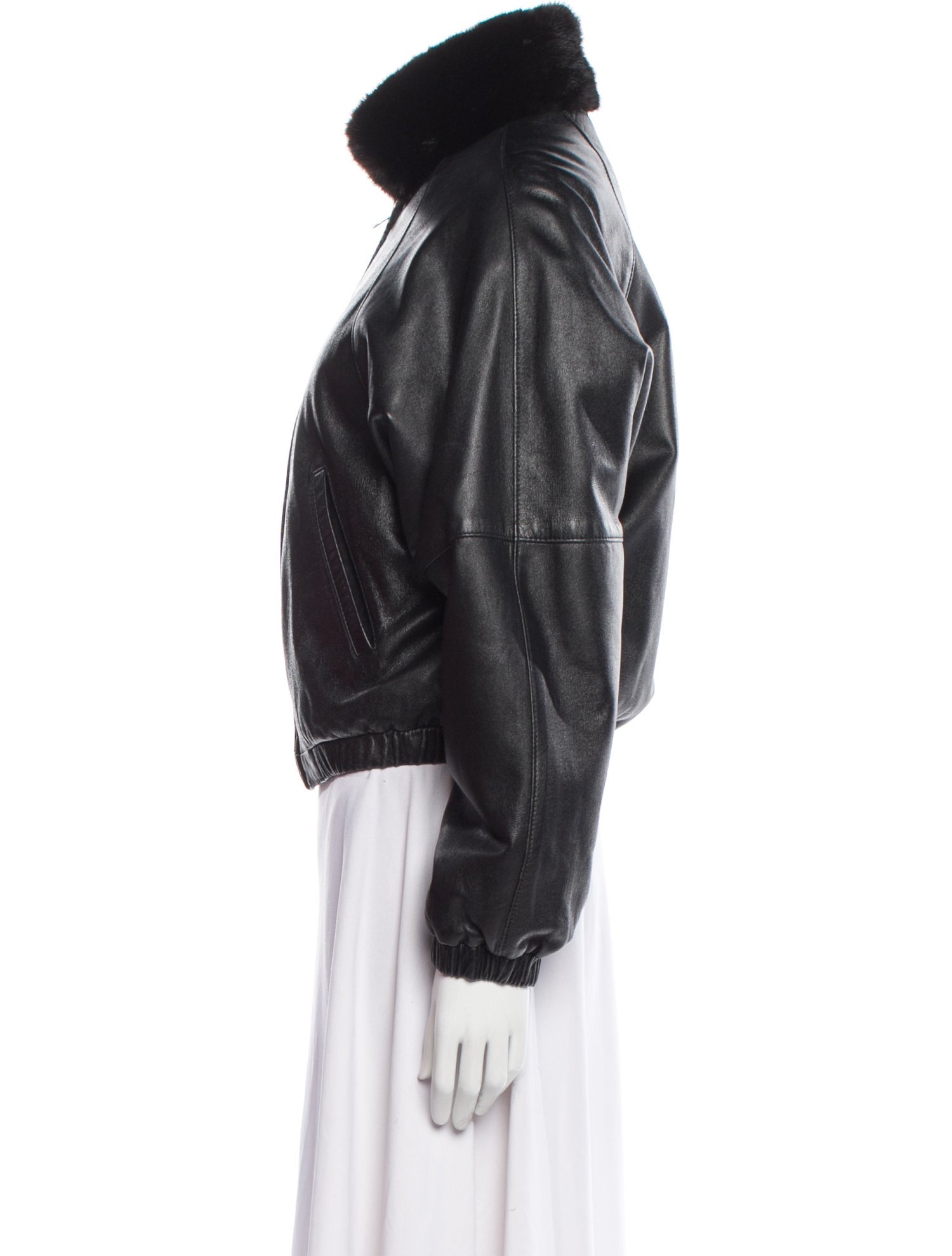 Vintage - Unbranded Reversible Leather Fur Jacket