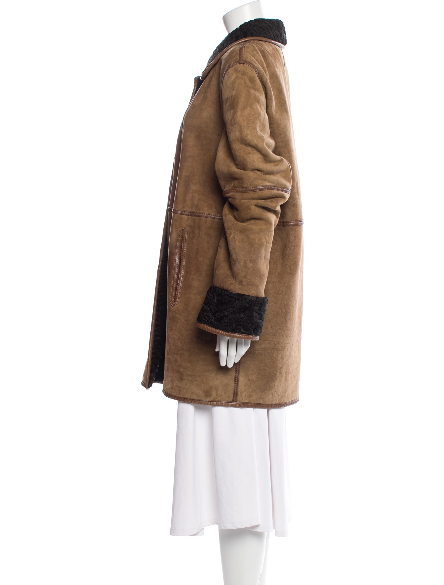 Vintage - Unbranded Reversible Shearling Fur Coat