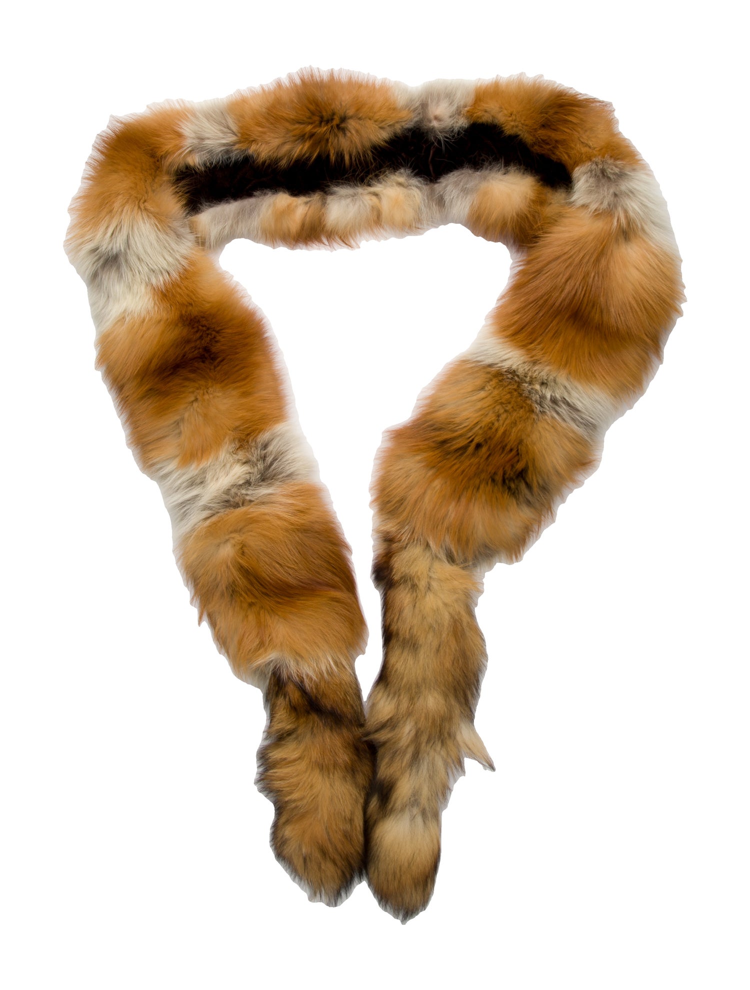 Vintage - Unbranded Red Fox Scarf