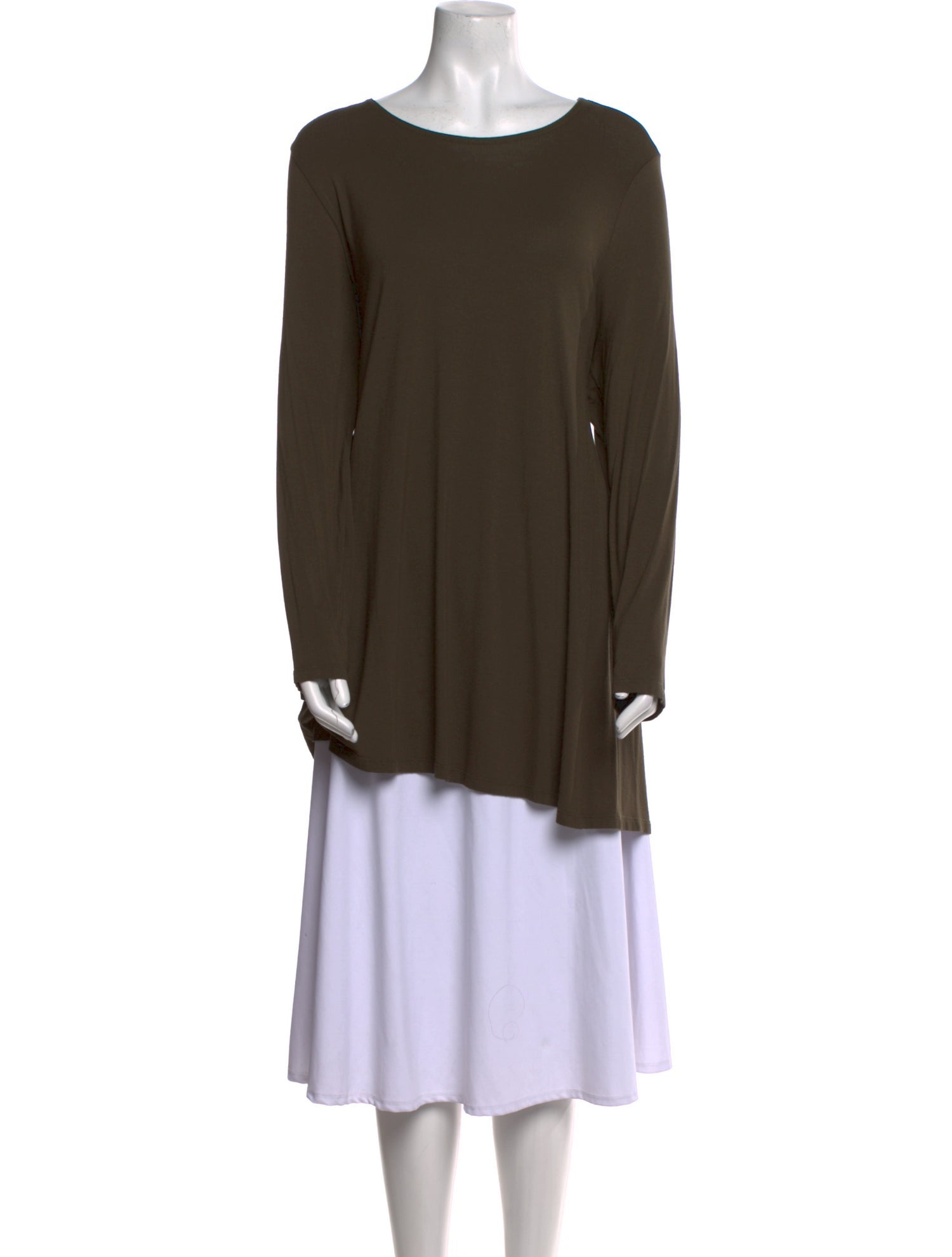 Vintage - Unbranded Scoop Neck Long Sleeve Tunic