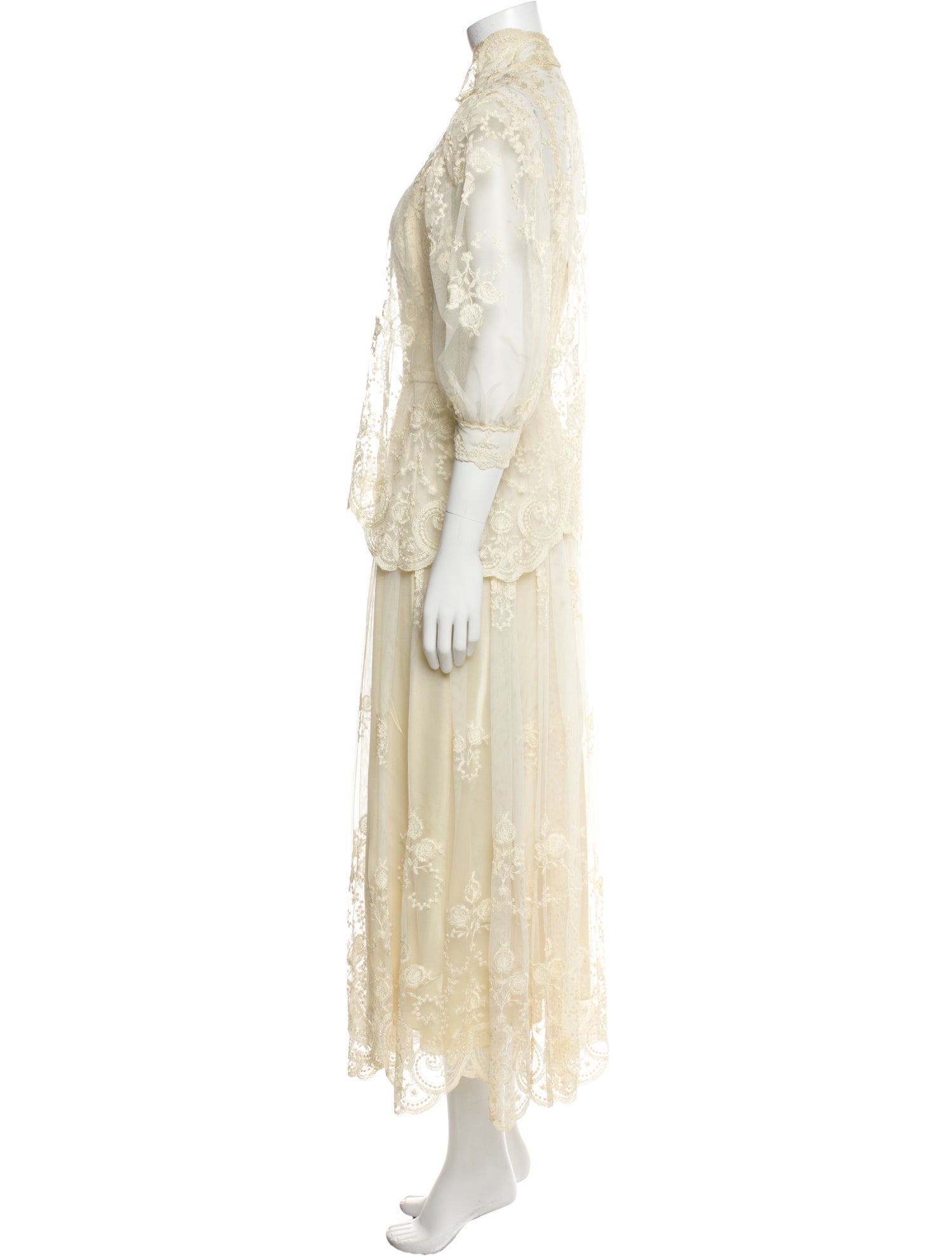 Vintage - Unbranded Vintage Printed Dress Set