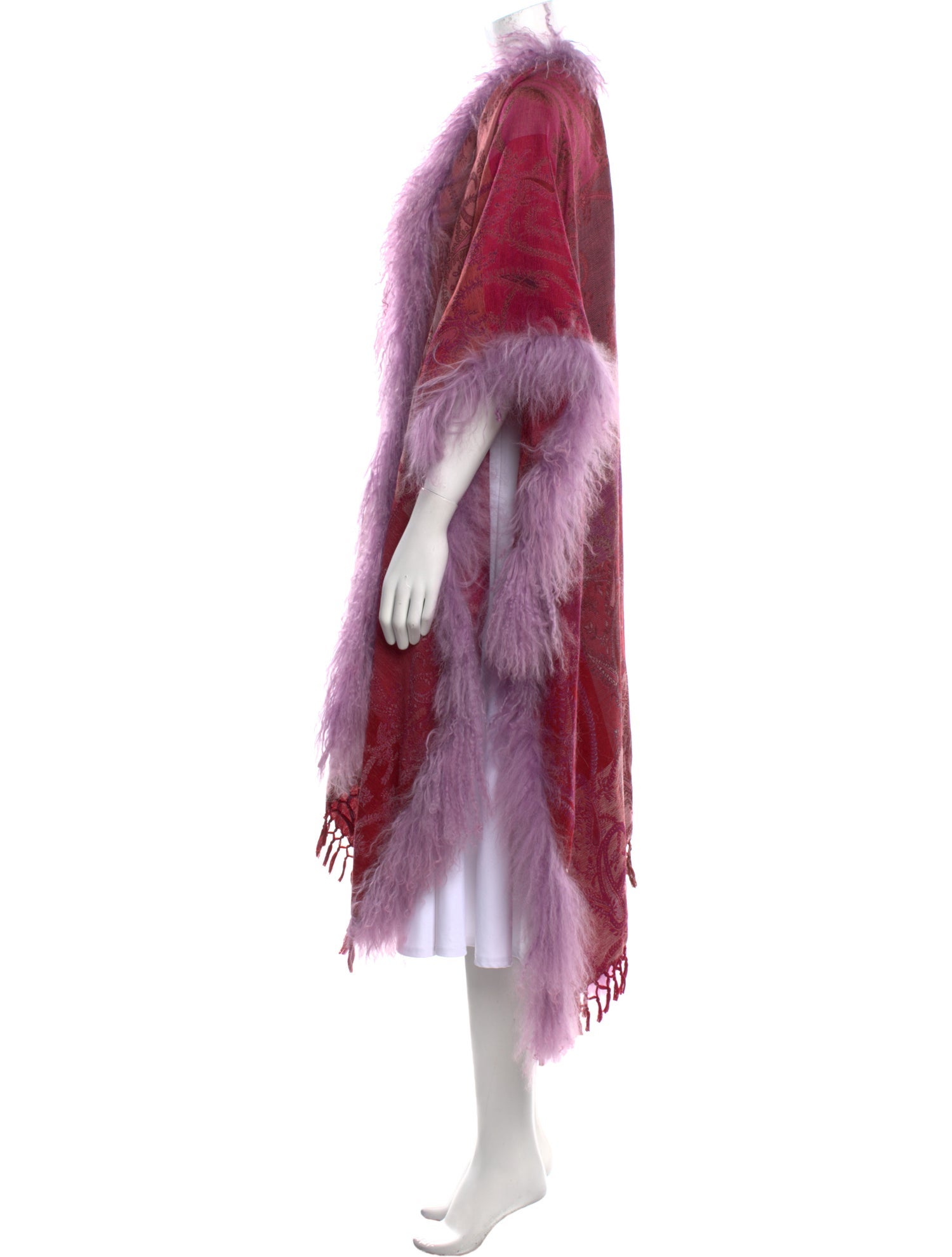 Vintage - Unbranded Lamb Fur Shawl