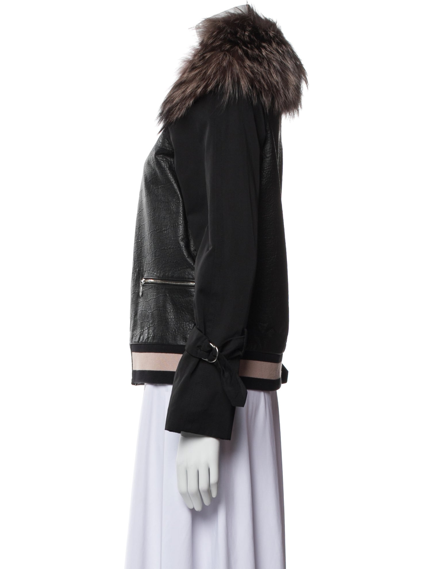 Vintage - Unbranded Leather Bomber Jacket