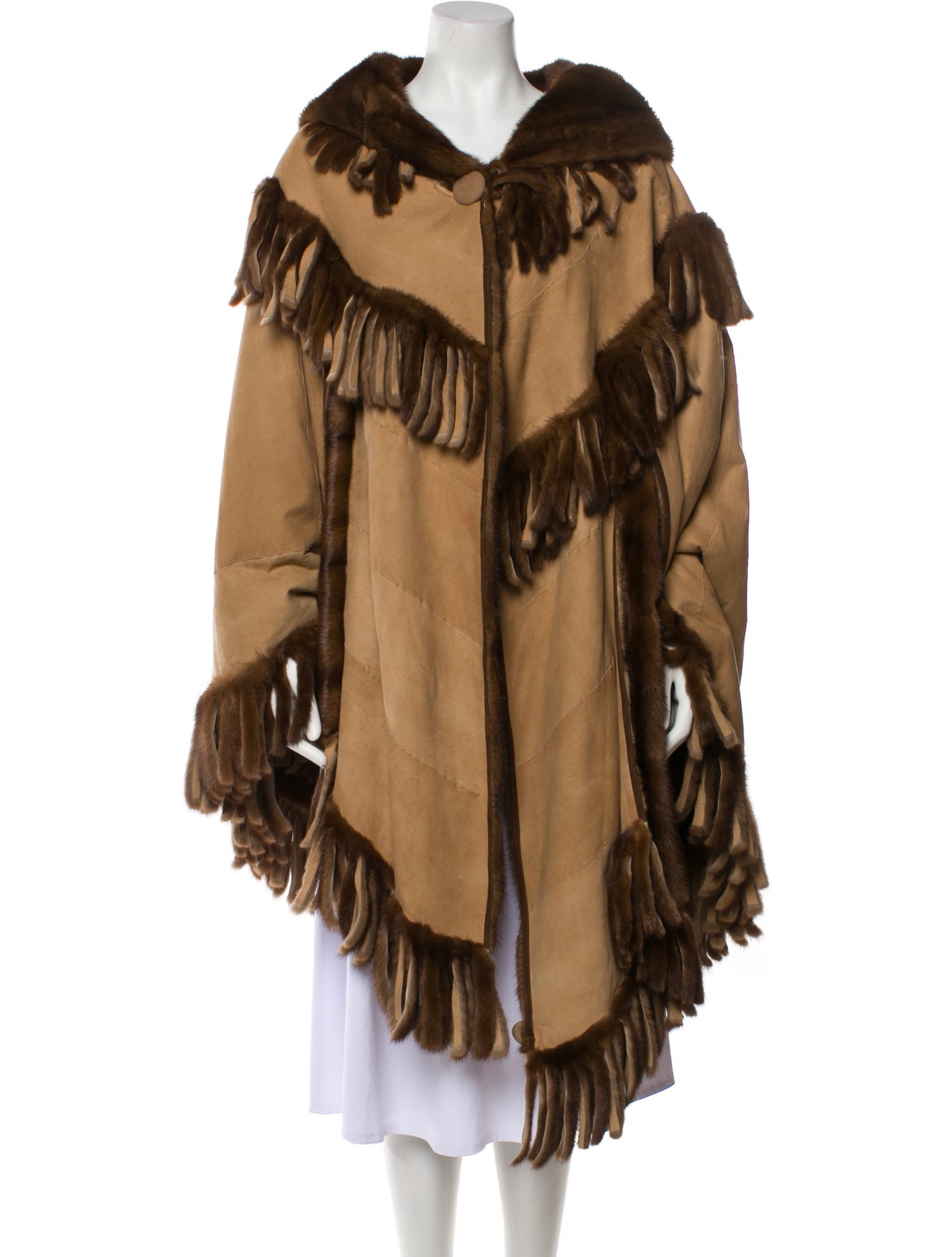 Vintage - Unbranded Reversible Shearling Faux Fur Coat