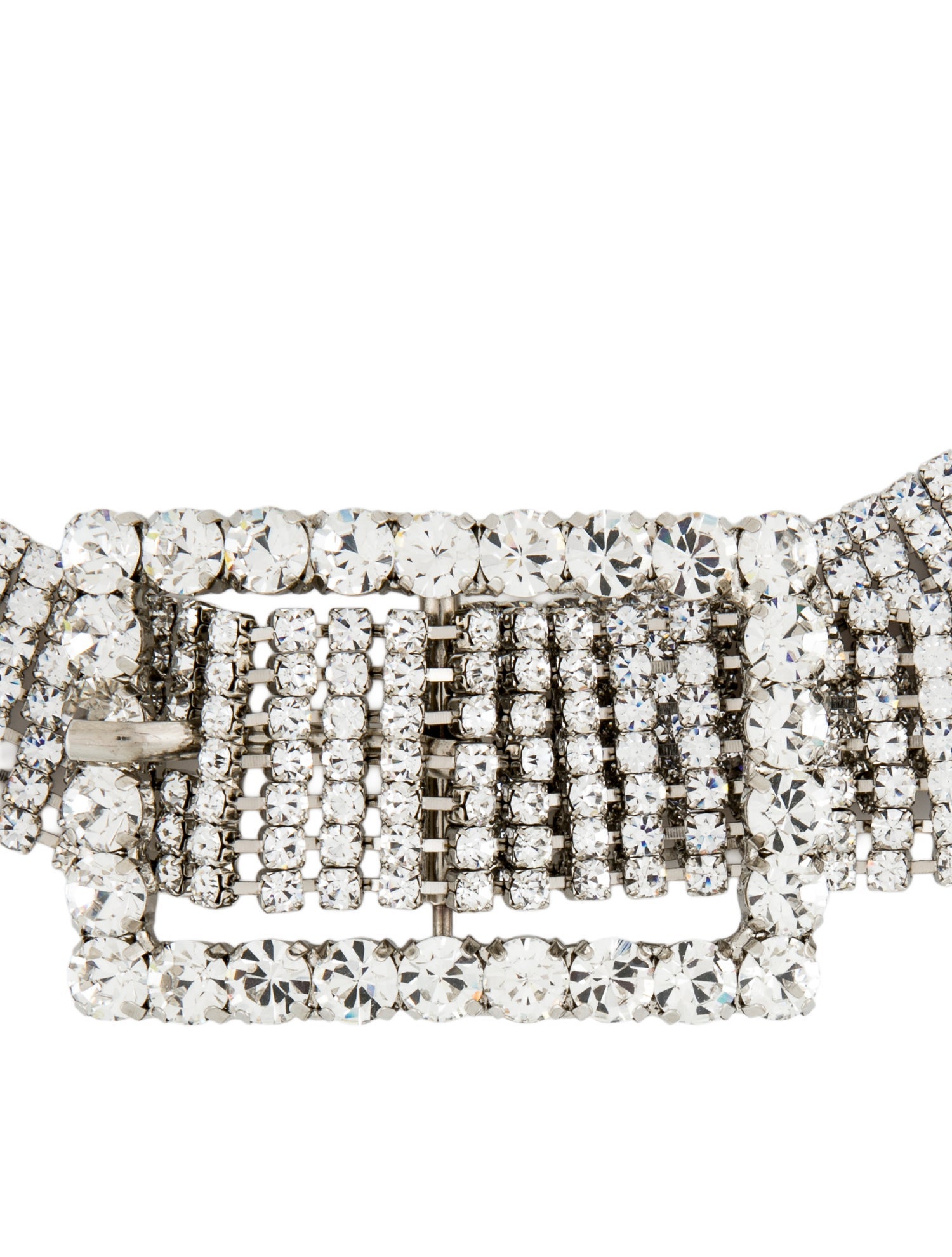 Vintage - Unbranded Metal Crystal Embellishments Waist Belt