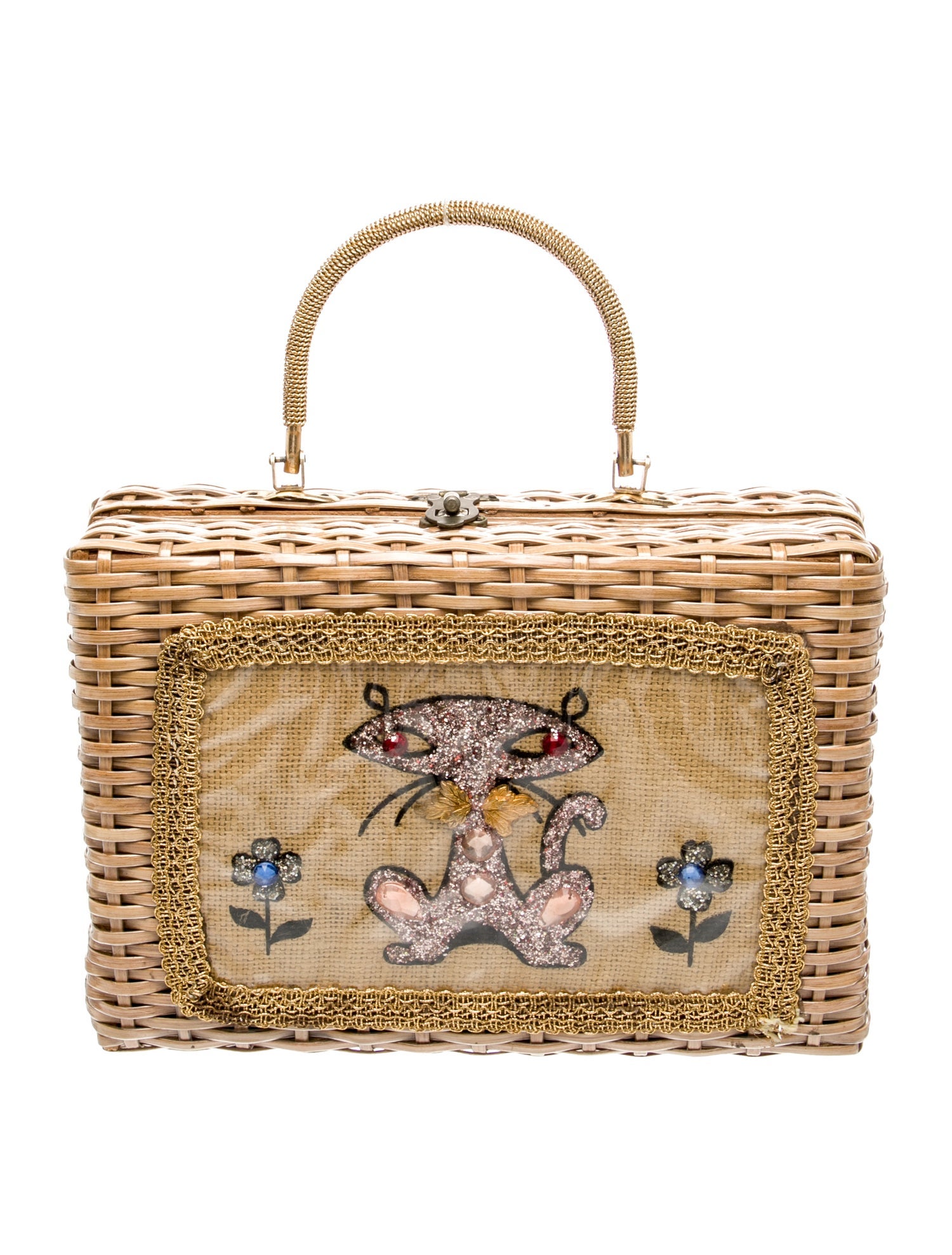 Vintage - Unbranded Wicker Top Handle Bag Vintage