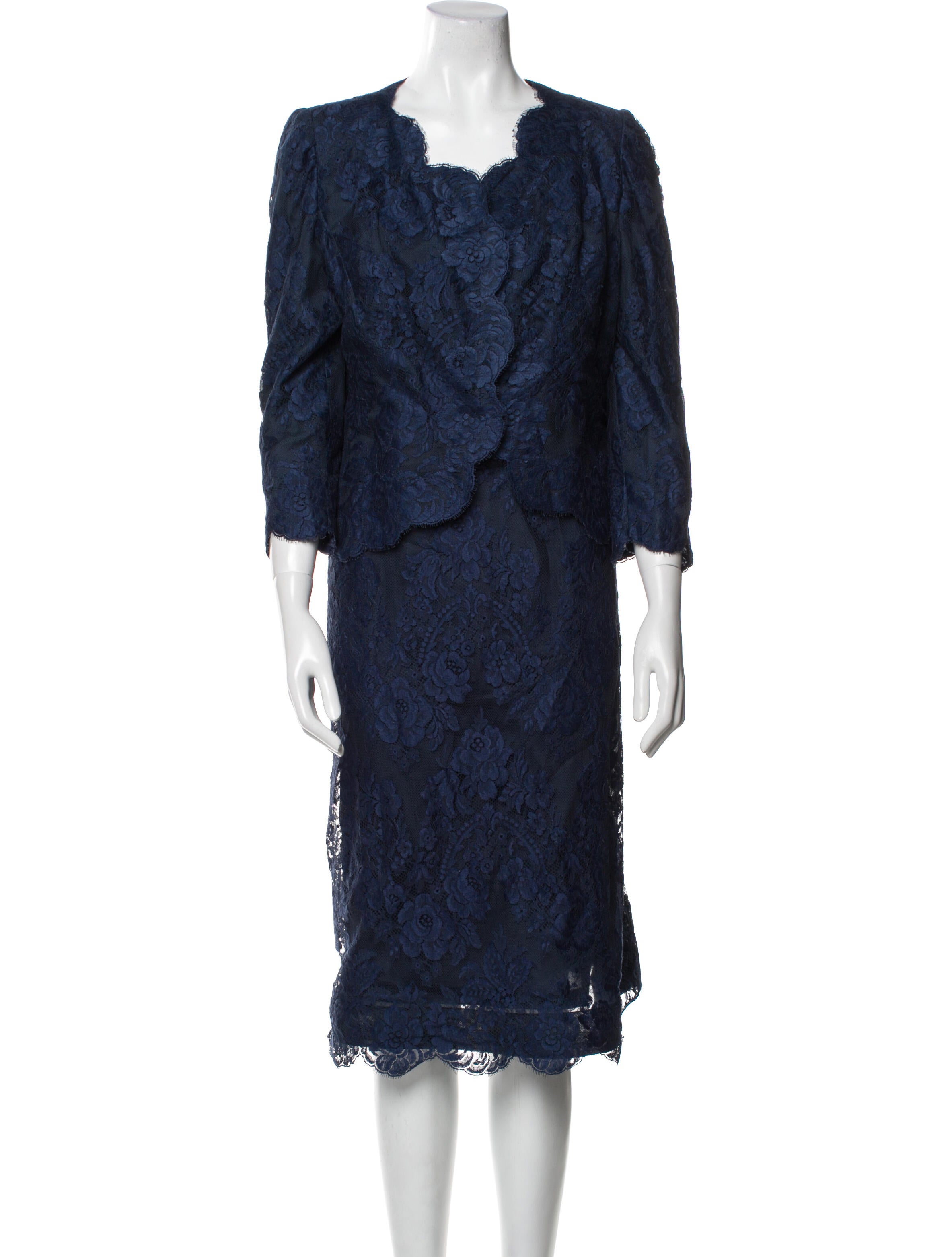 Curiel Couture Vintage Midi Length Dress