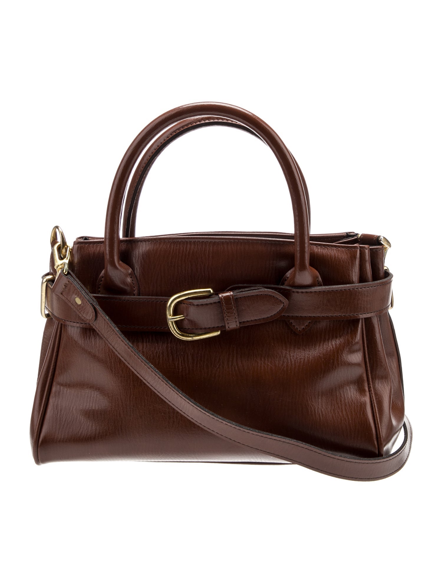 Vintage - Unbranded Leather Top Handle Bag