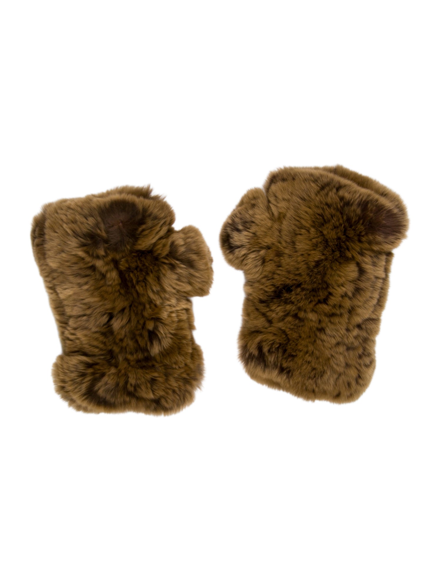 Vintage - Unbranded Fur Winter Fingerless Gloves