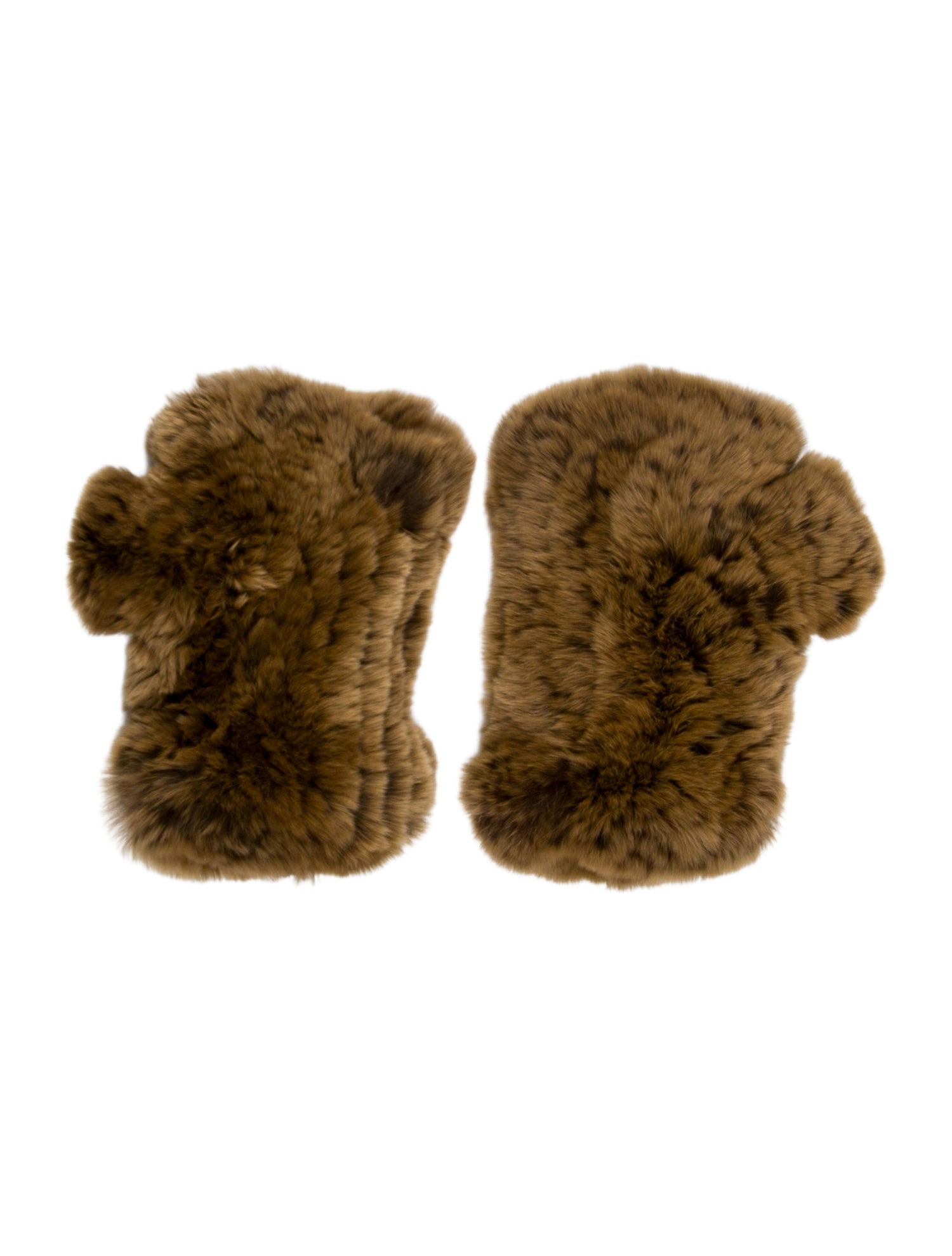 Vintage - Unbranded Fur Winter Fingerless Gloves