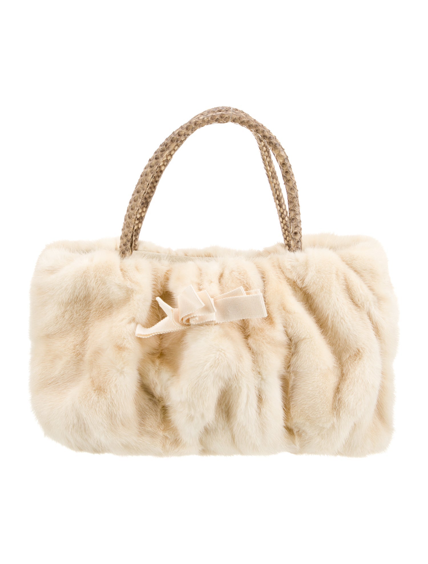 Vintage - Unbranded Mink Top Handle Bag