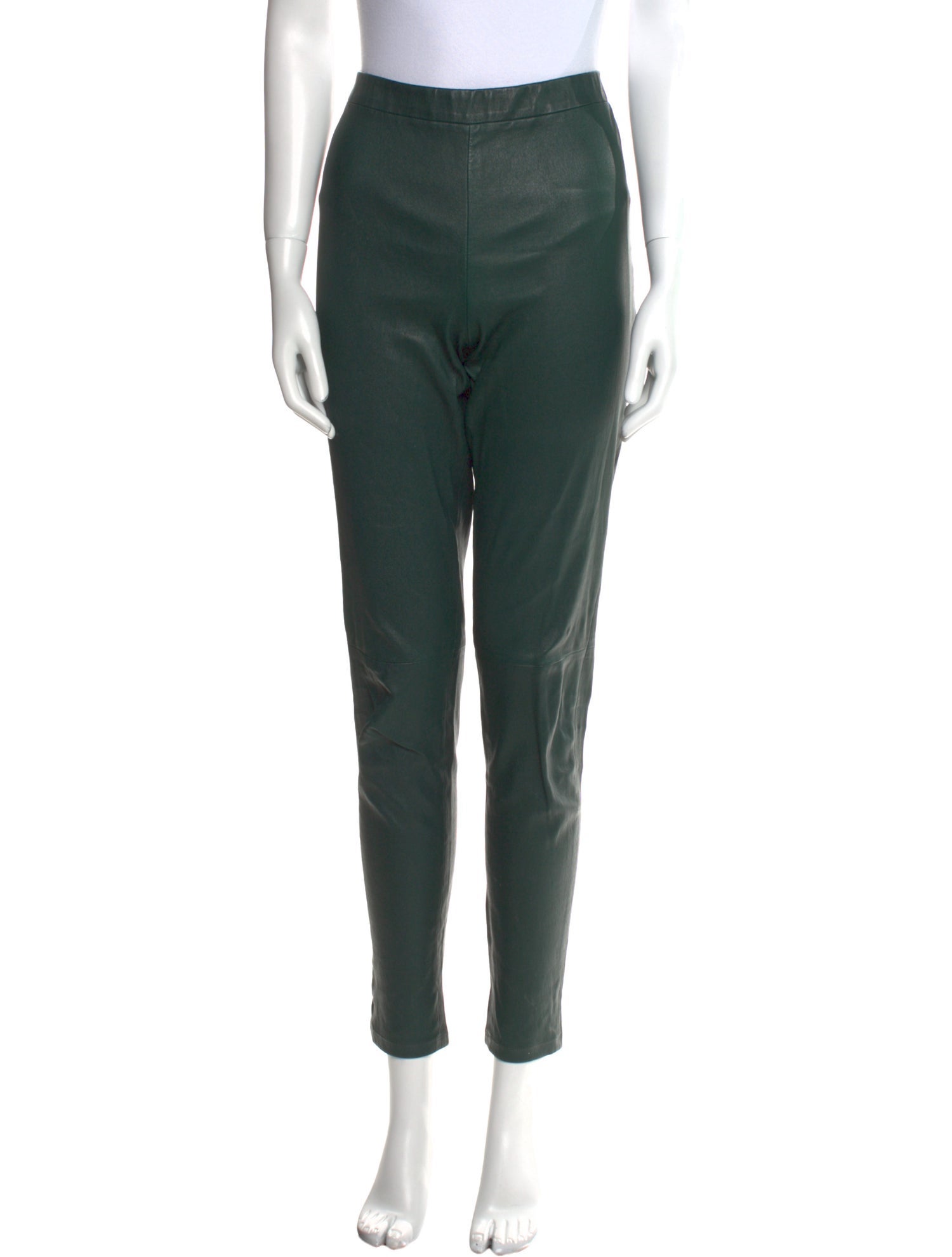 Vintage - Unbranded Lamb Leather Skinny Leg Pants