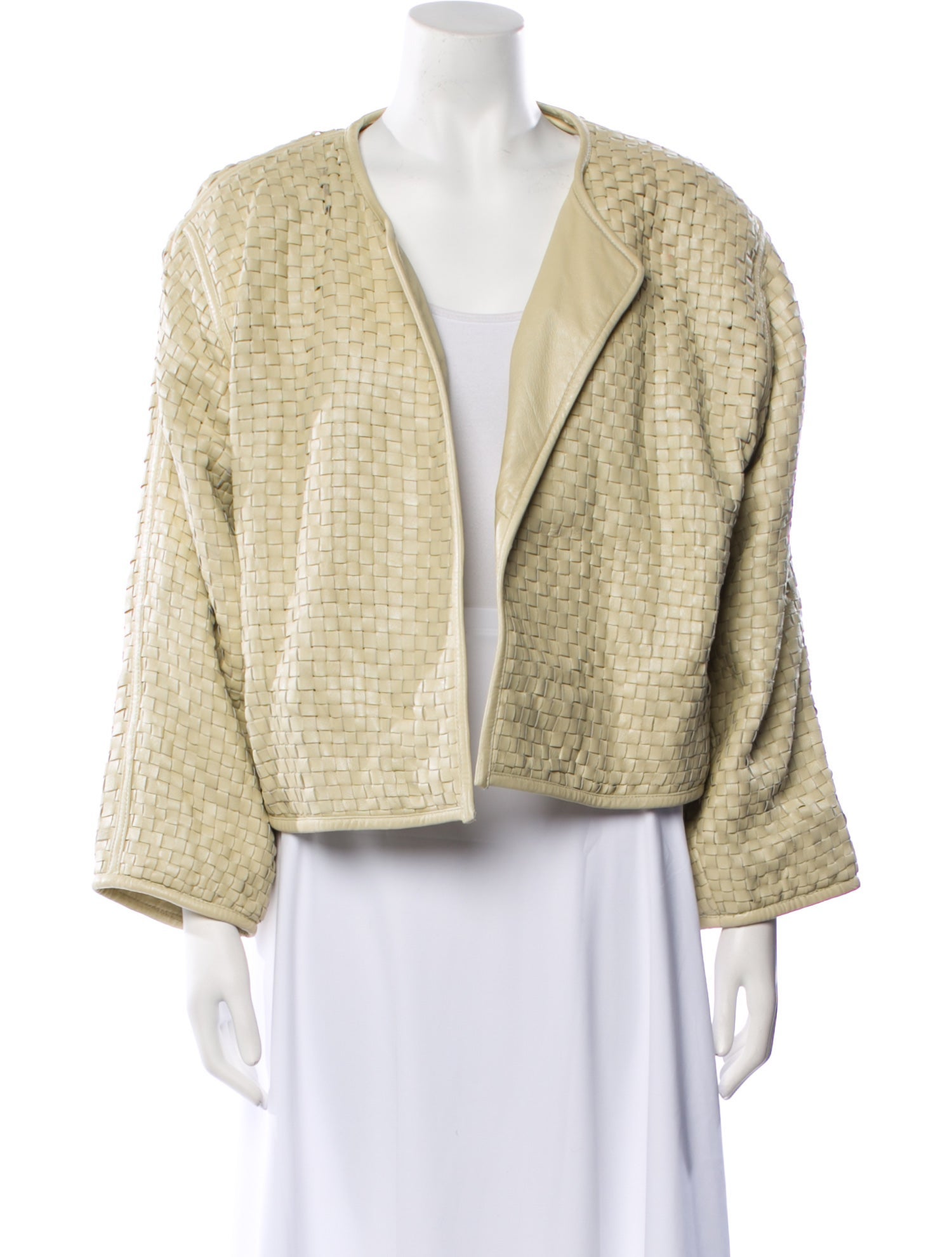 Vintage - Unbranded Leather Printed Jacket