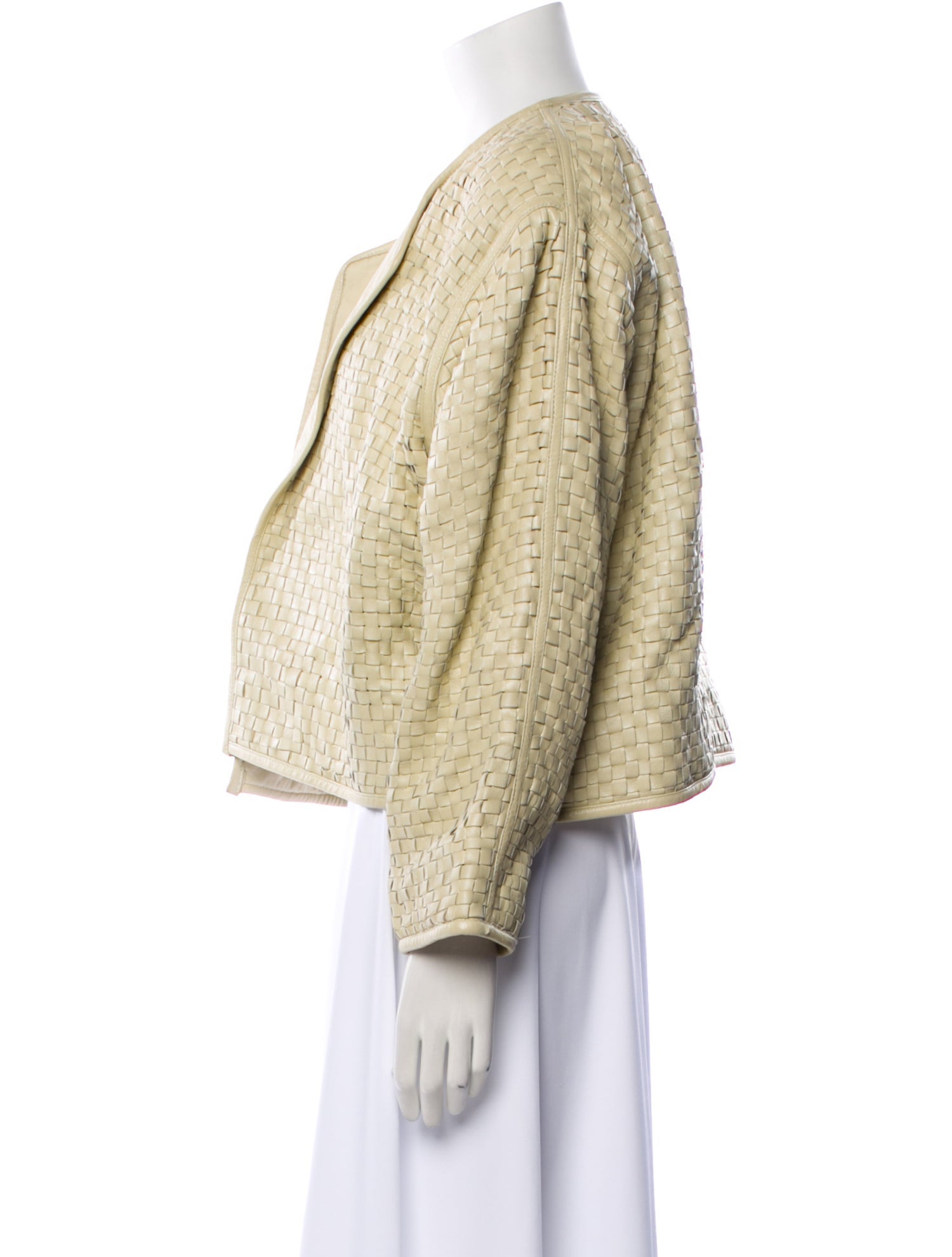 Vintage - Unbranded Leather Printed Jacket