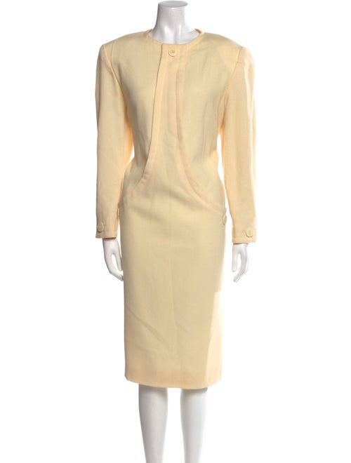 Dominic Rompollo Crew Neck Midi Length Dress