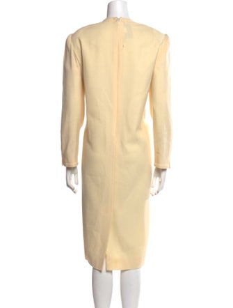 Dominic Rompollo Crew Neck Midi Length Dress