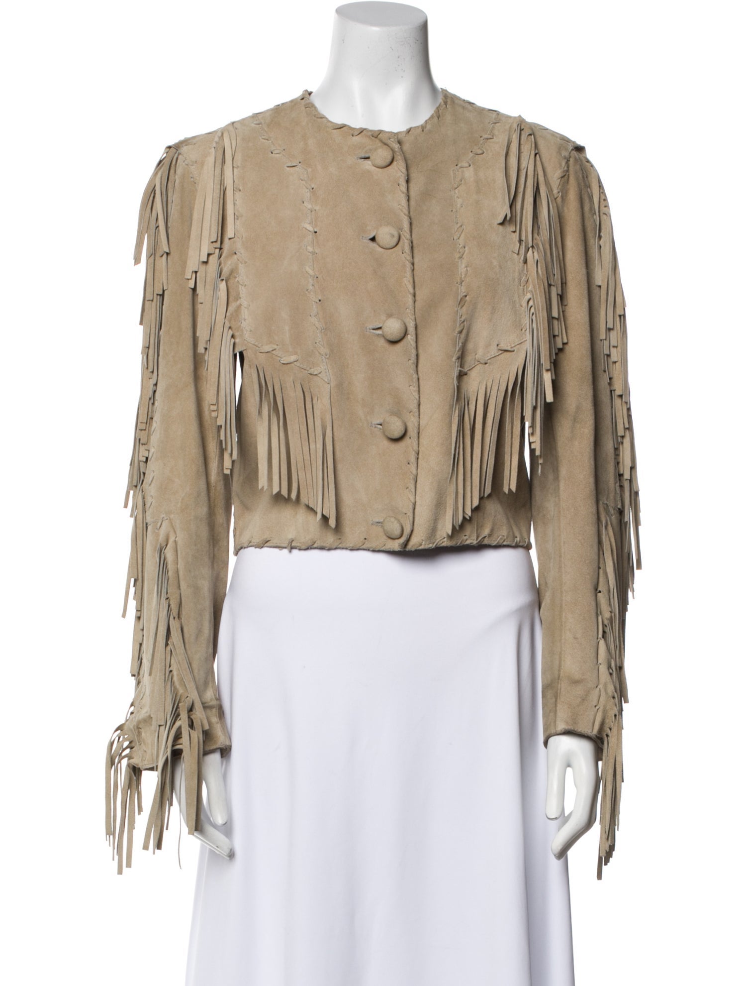 Vintage - Unbranded Vintage Leather Evening Jacket