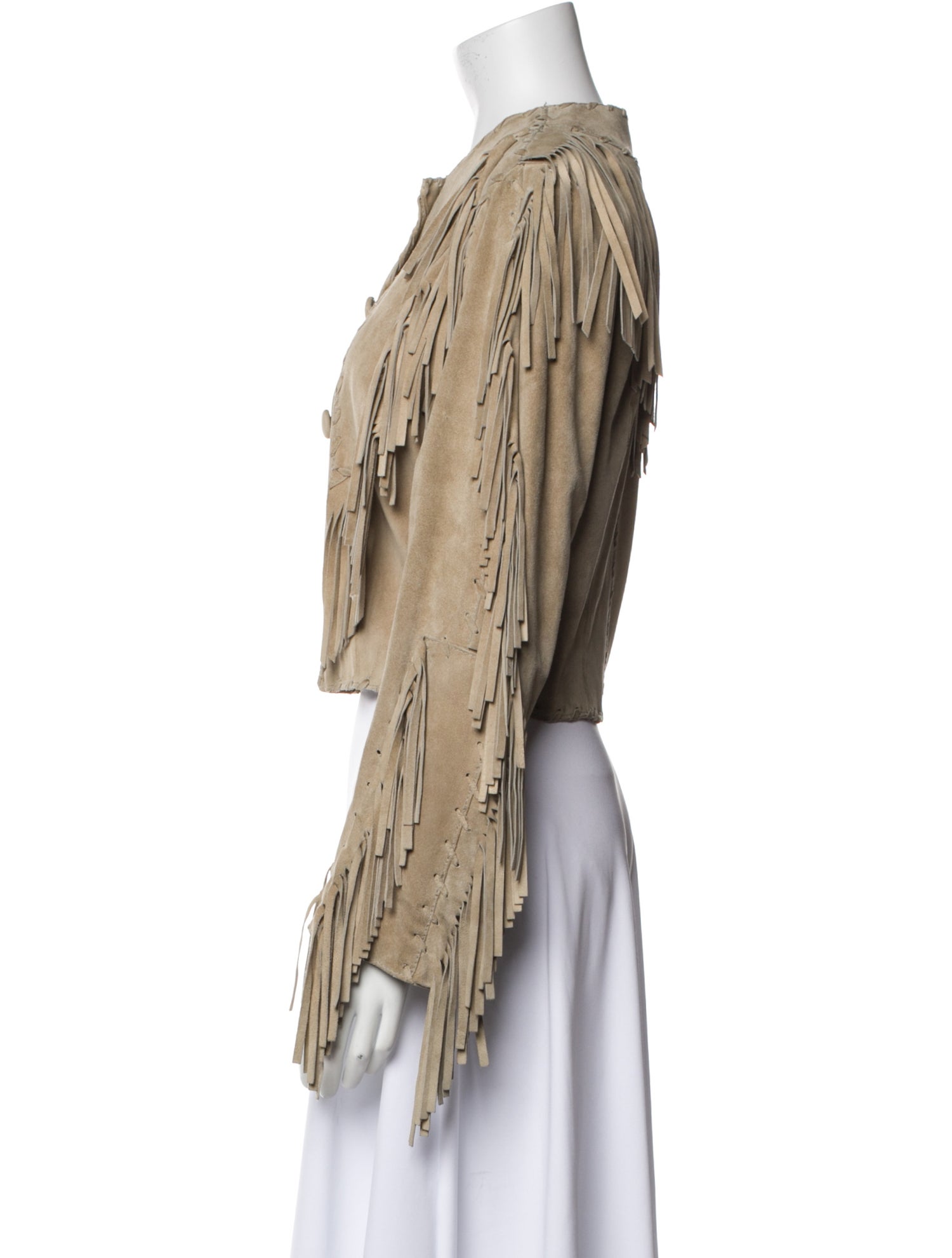 Vintage - Unbranded Vintage Leather Evening Jacket