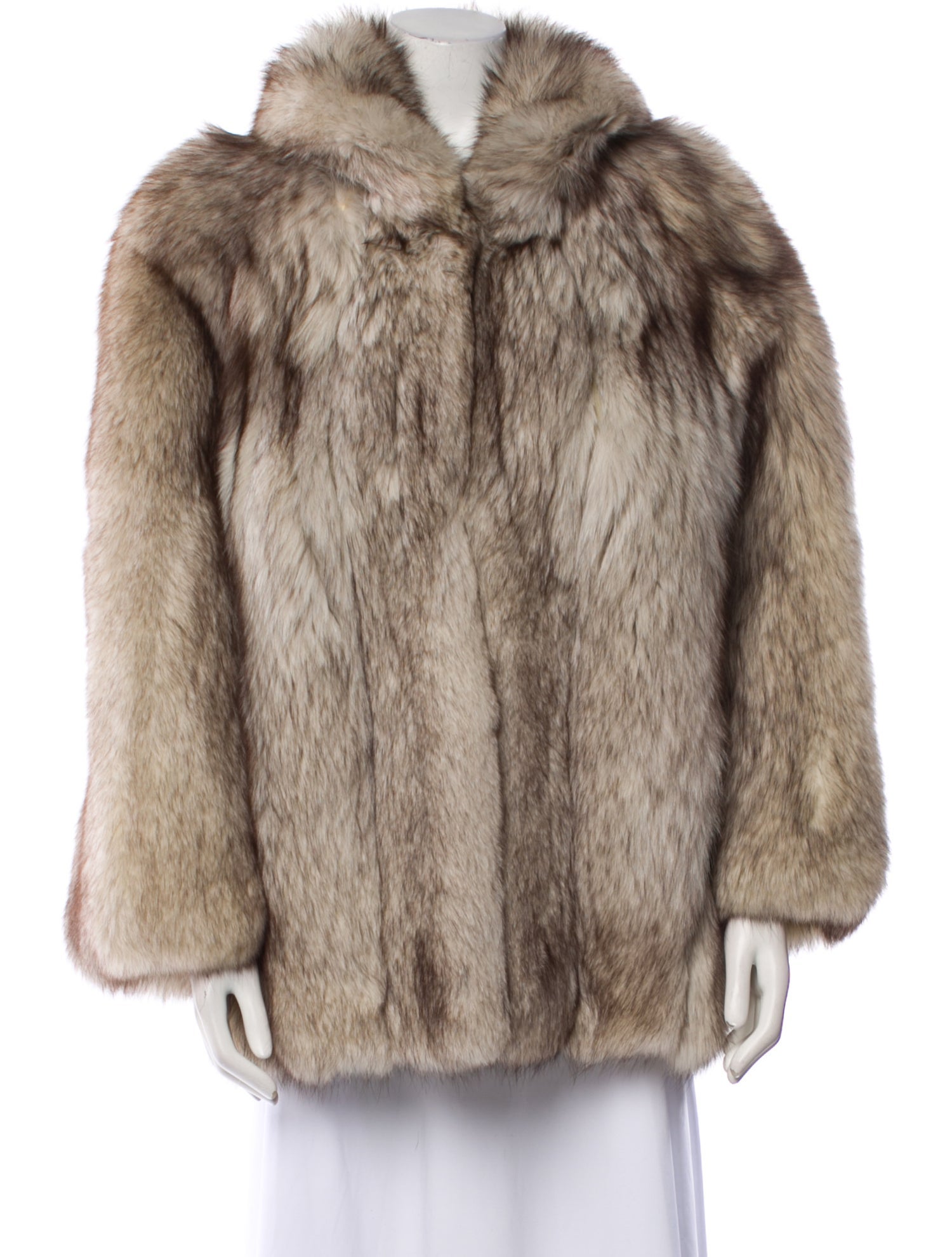 Vintage - Unbranded Fox Faux Fur Coat