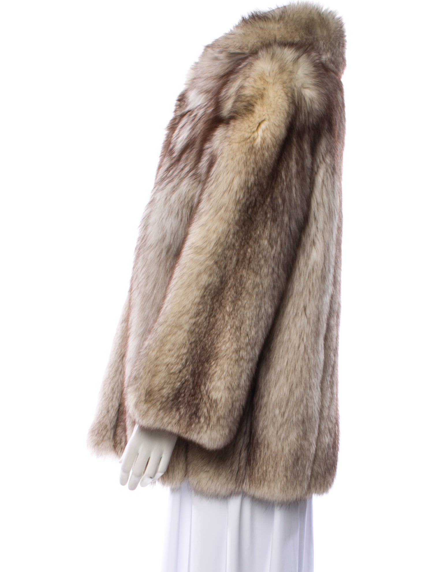 Vintage - Unbranded Fox Faux Fur Coat