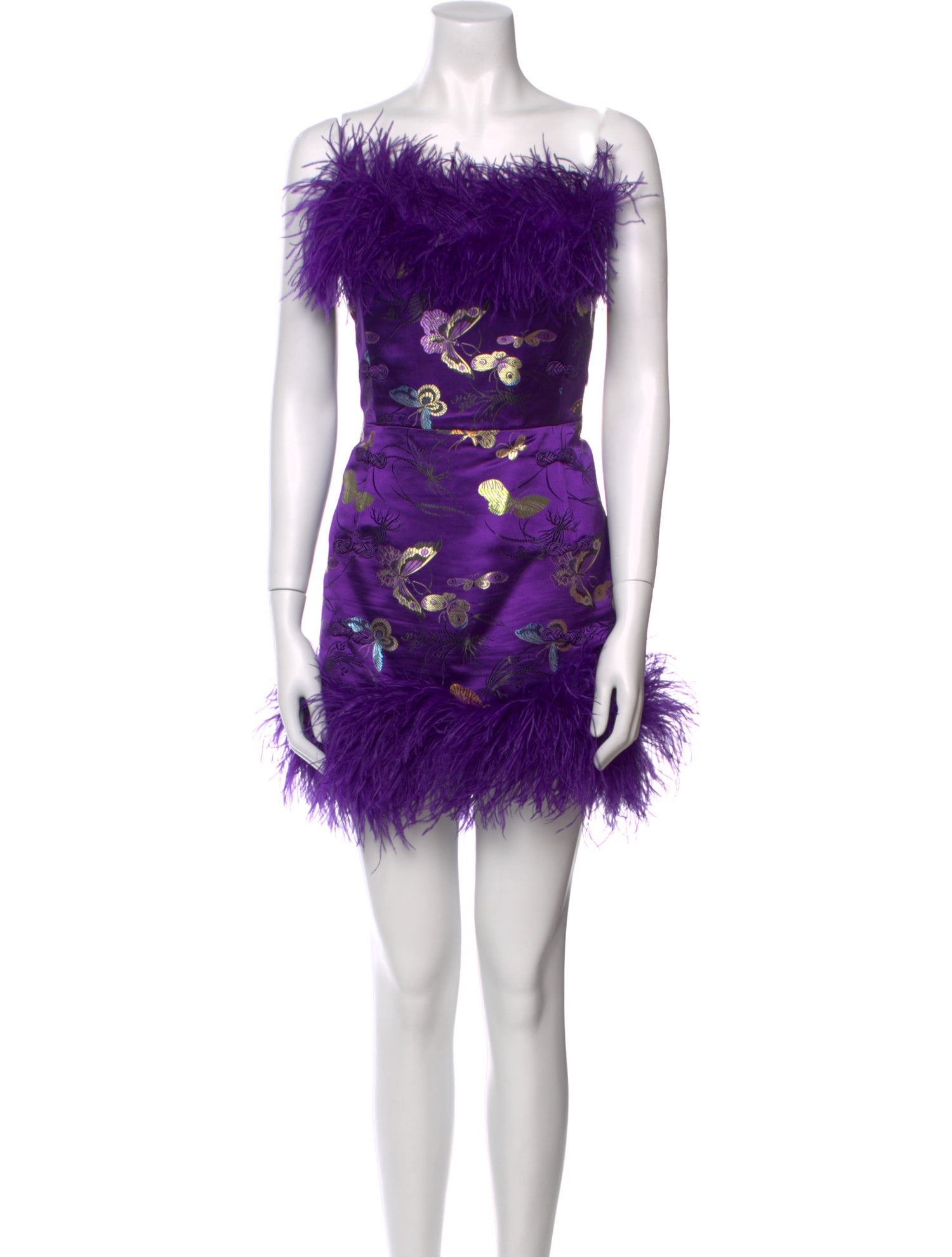 Vintage - Unbranded Floral Print Mini Dress