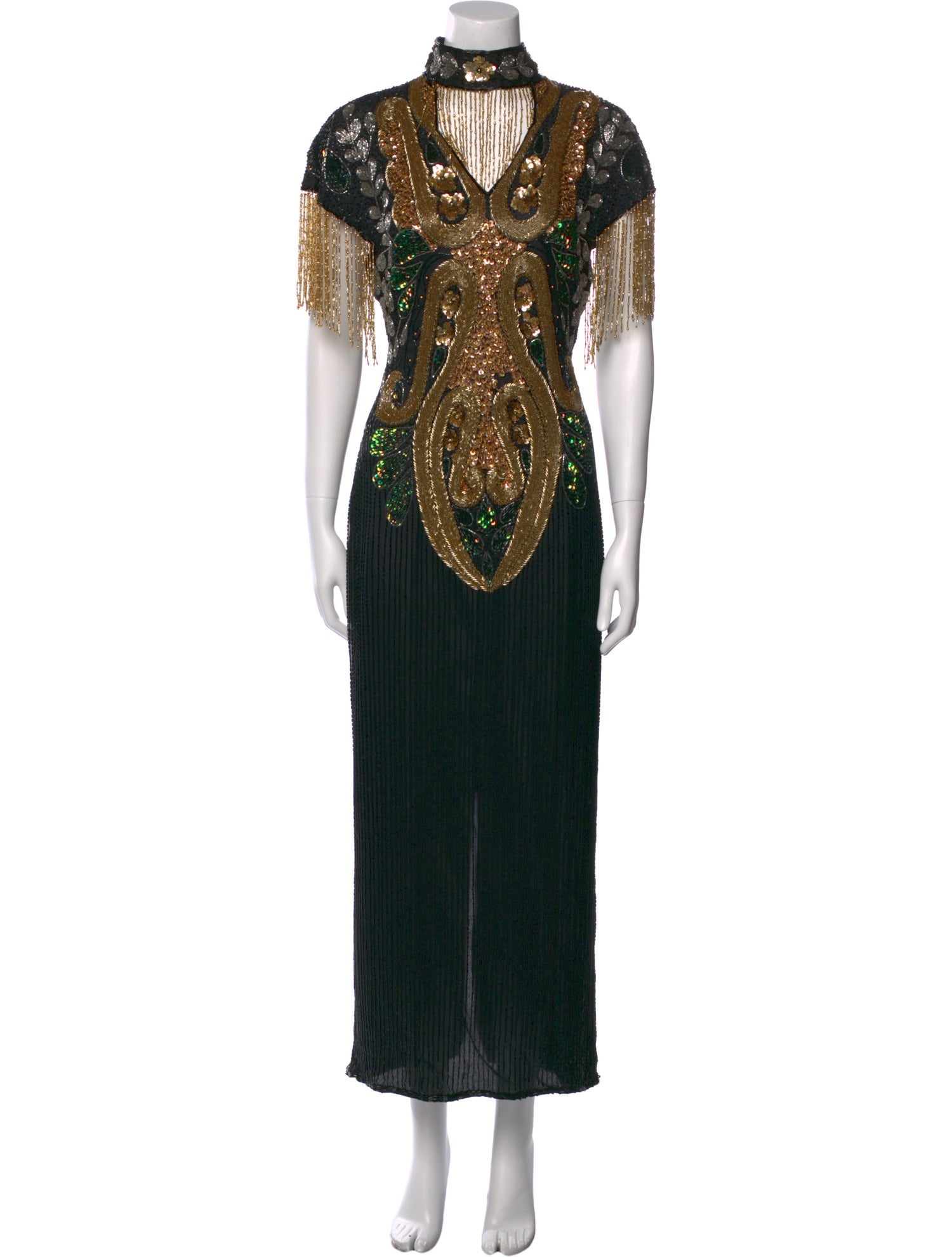 Vintage - Unbranded Turtleneck Long Dress