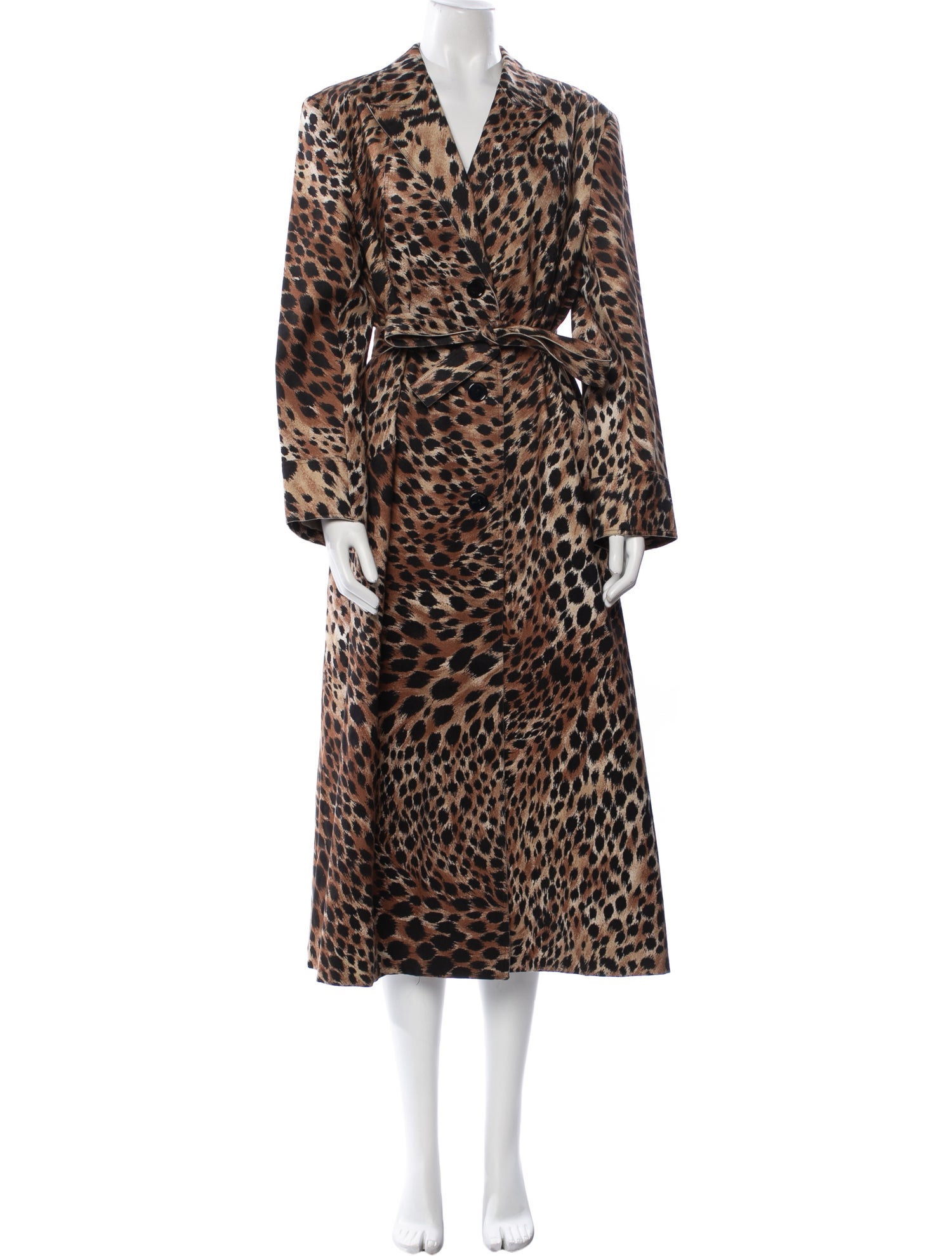 Vintage - Unbranded Vintage Animal Print Faux Fur Coat
