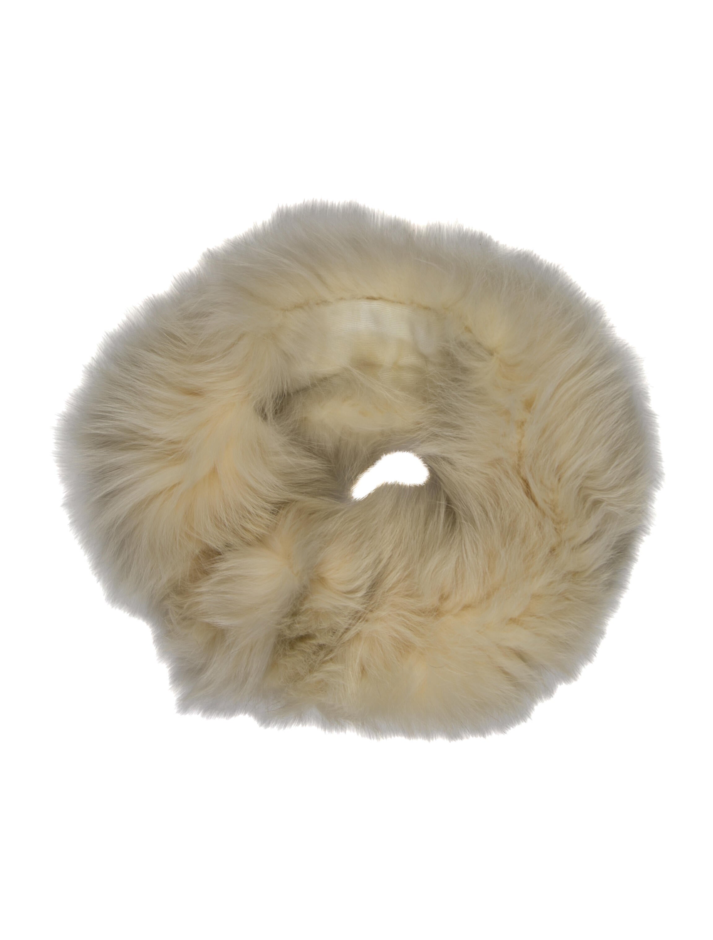 Vintage - Unbranded Gray Fox Scarf