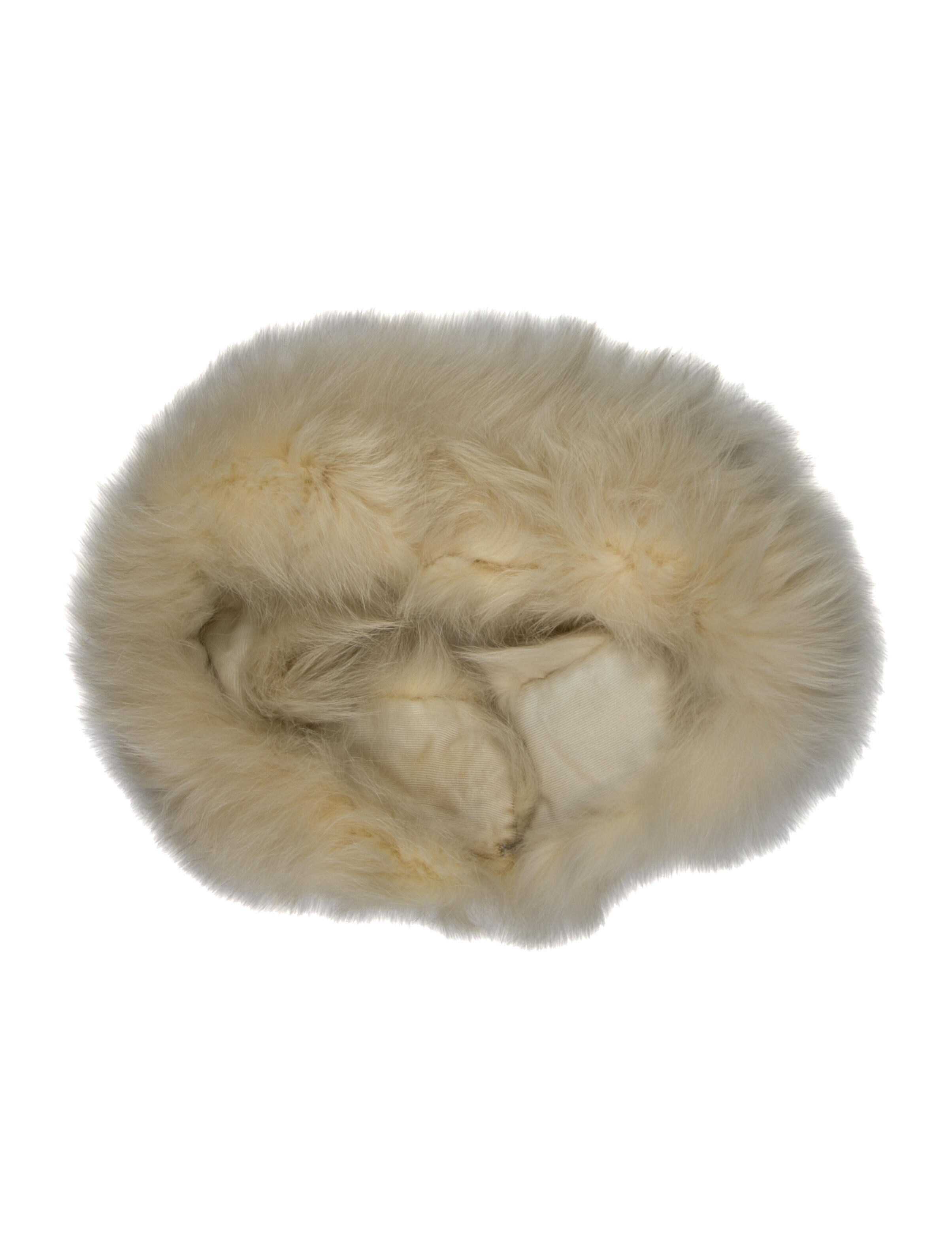 Vintage - Unbranded Gray Fox Scarf