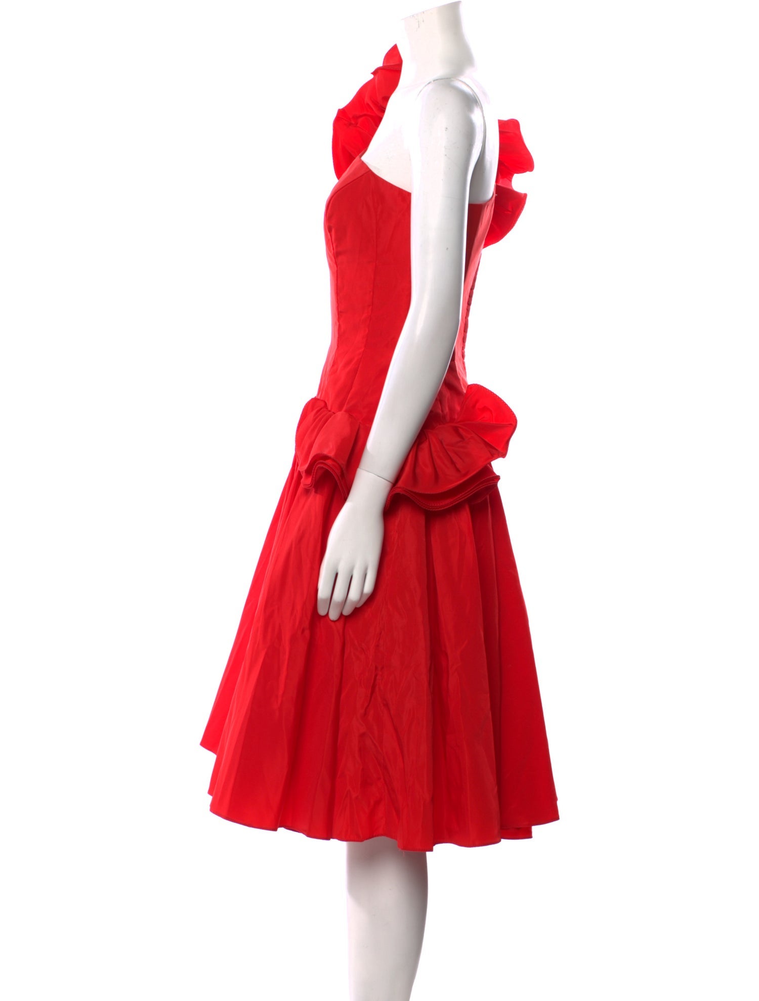 Vintage - Unbranded One-Shoulder Midi Length Dress