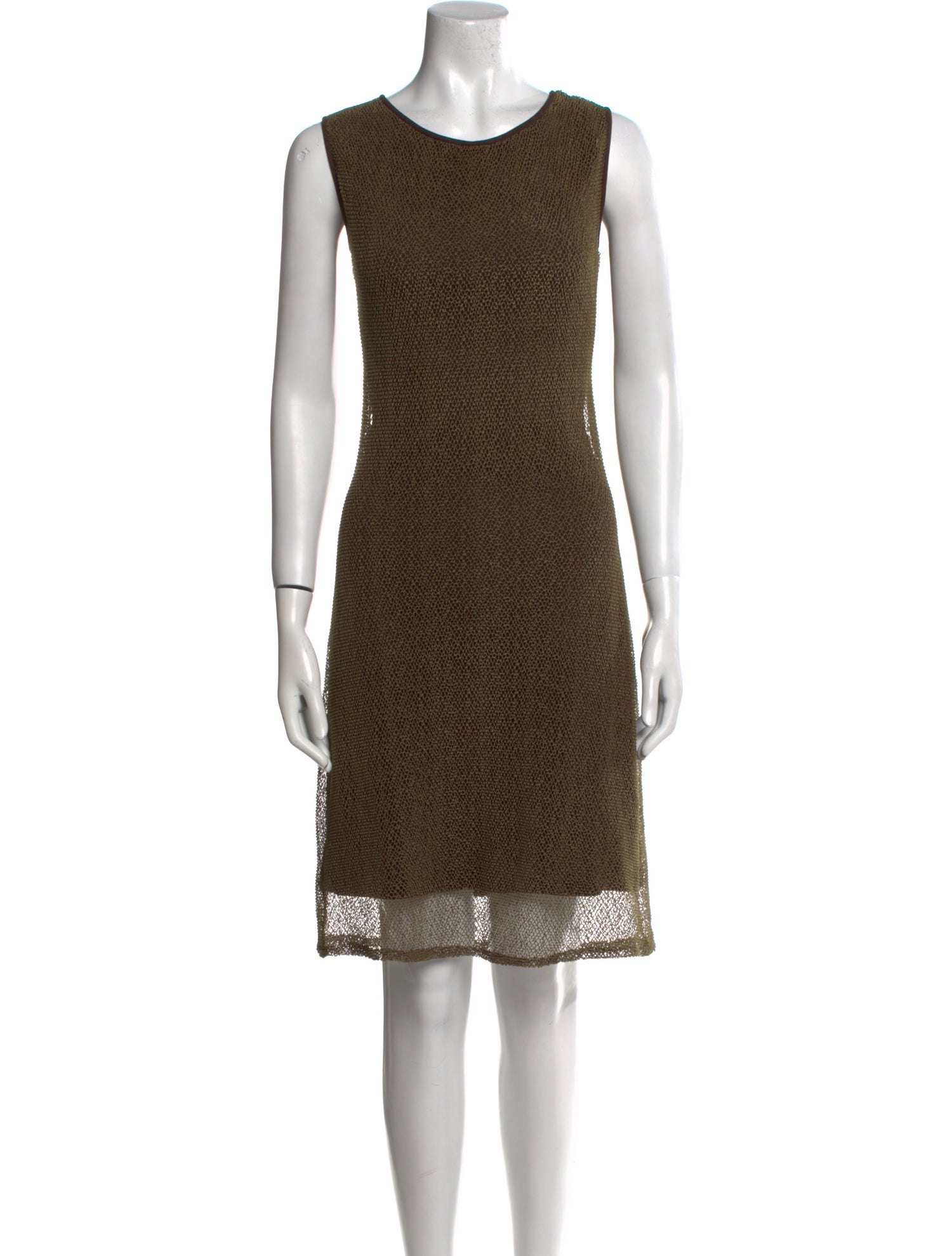 Vintage - Unbranded Scoop Neck Mini Dress