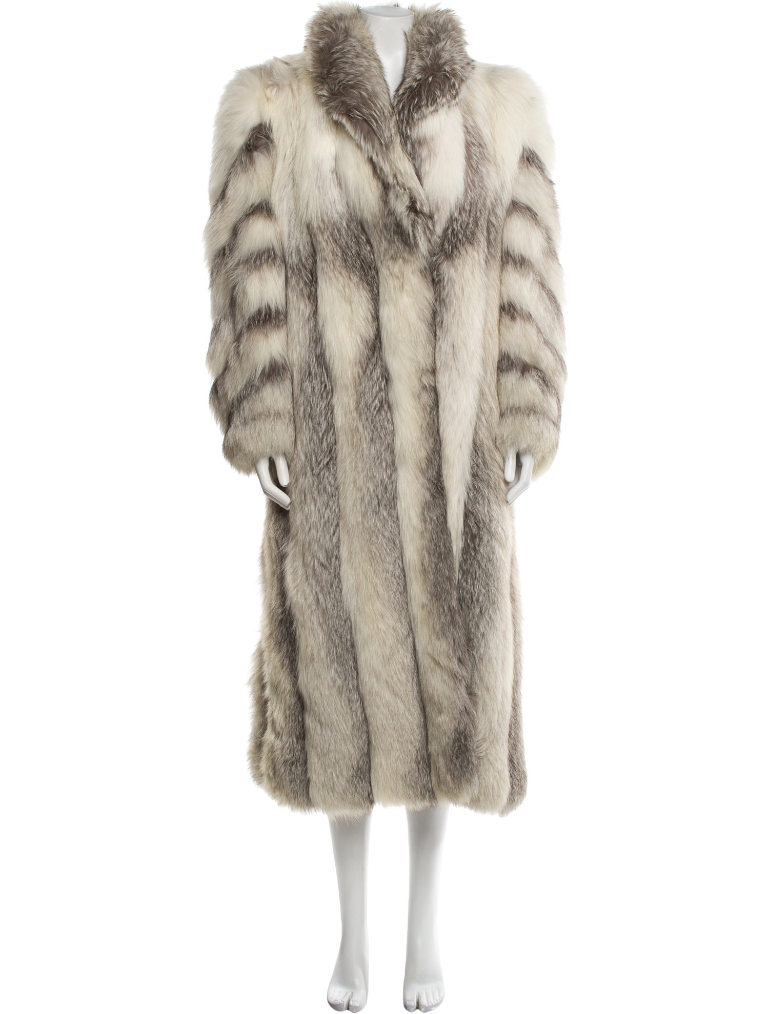 Vintage - Unbranded Fur Printed Fur Coat