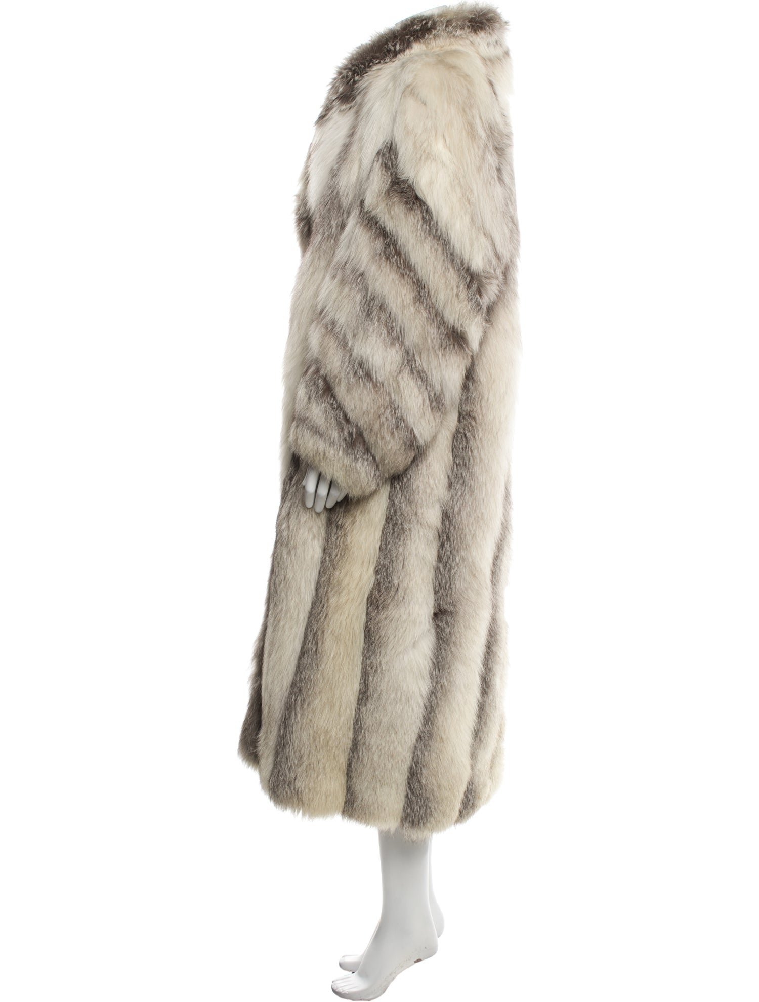 Vintage - Unbranded Fur Printed Fur Coat