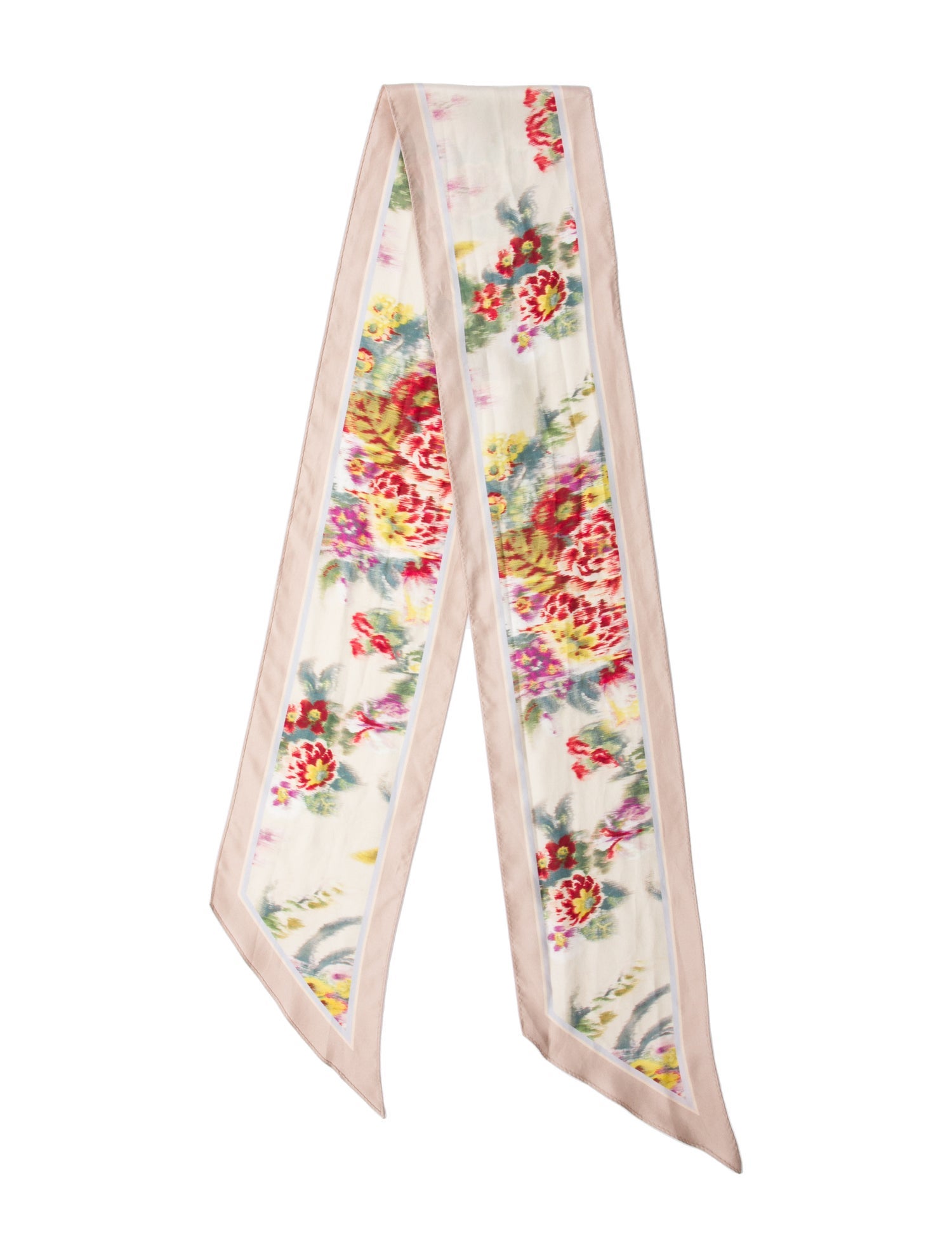 Vintage - Unbranded Floral Print Scarf