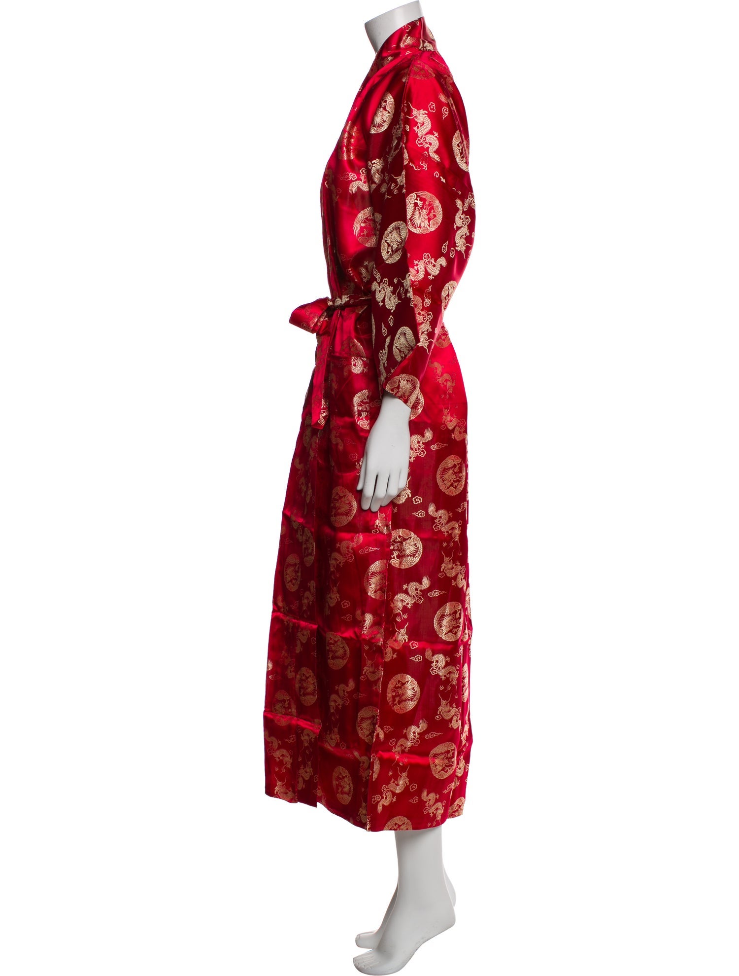 Vintage - Unbranded Printed Glitter Accents Robe