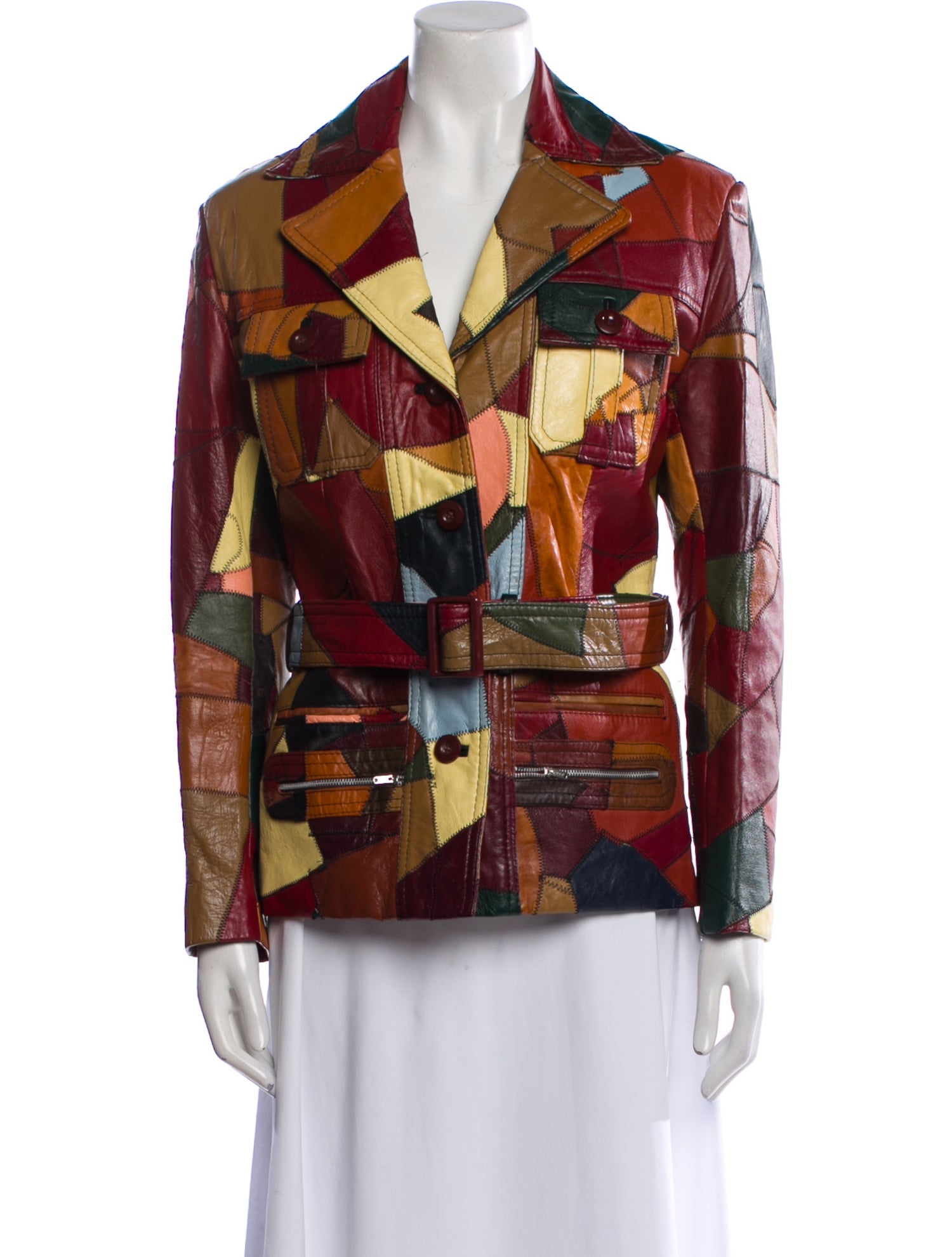 Vintage - Unbranded Vintage Leather Blazer